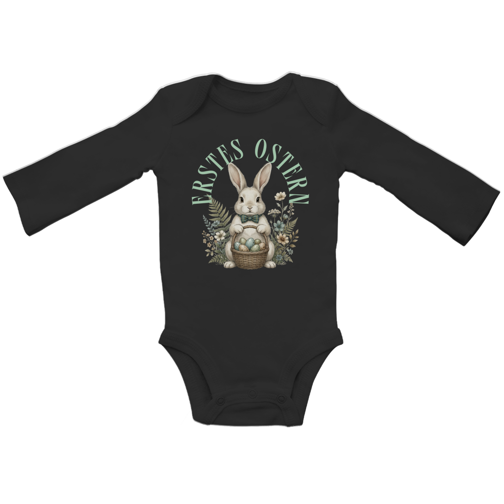 Bio Babybody Erstes Ostern personalisiert mit Namen