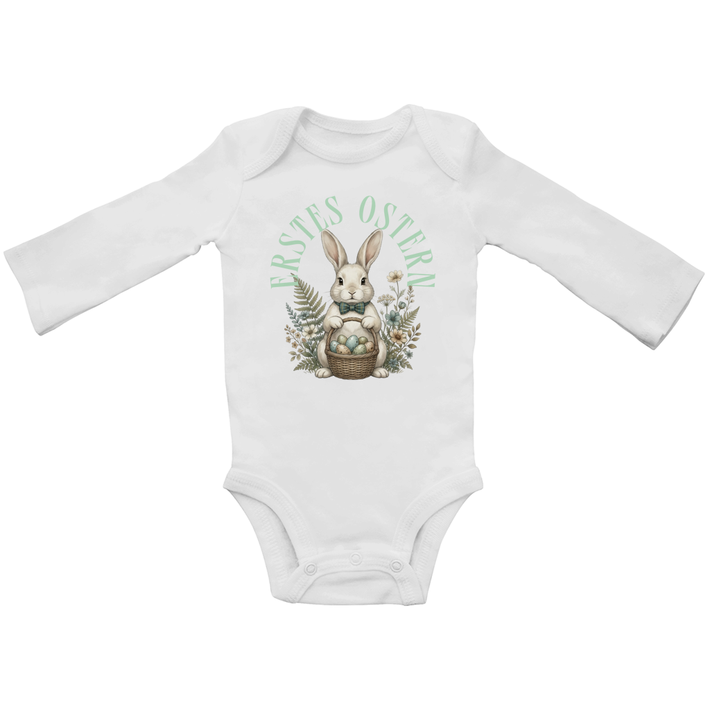 Bio Babybody Erstes Ostern personalisiert mit Namen
