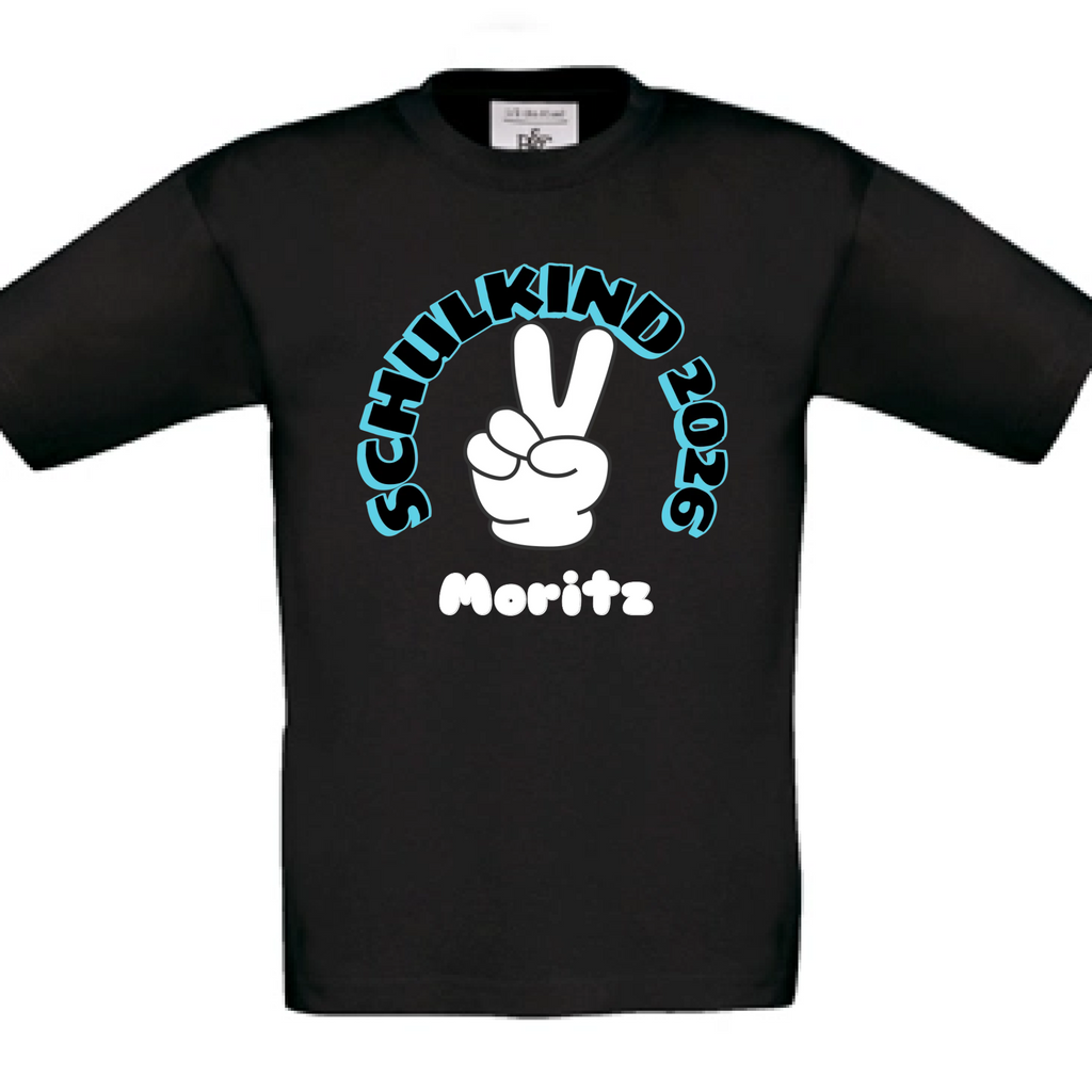 Schulkind T-Shirt personalisiert mit Namen