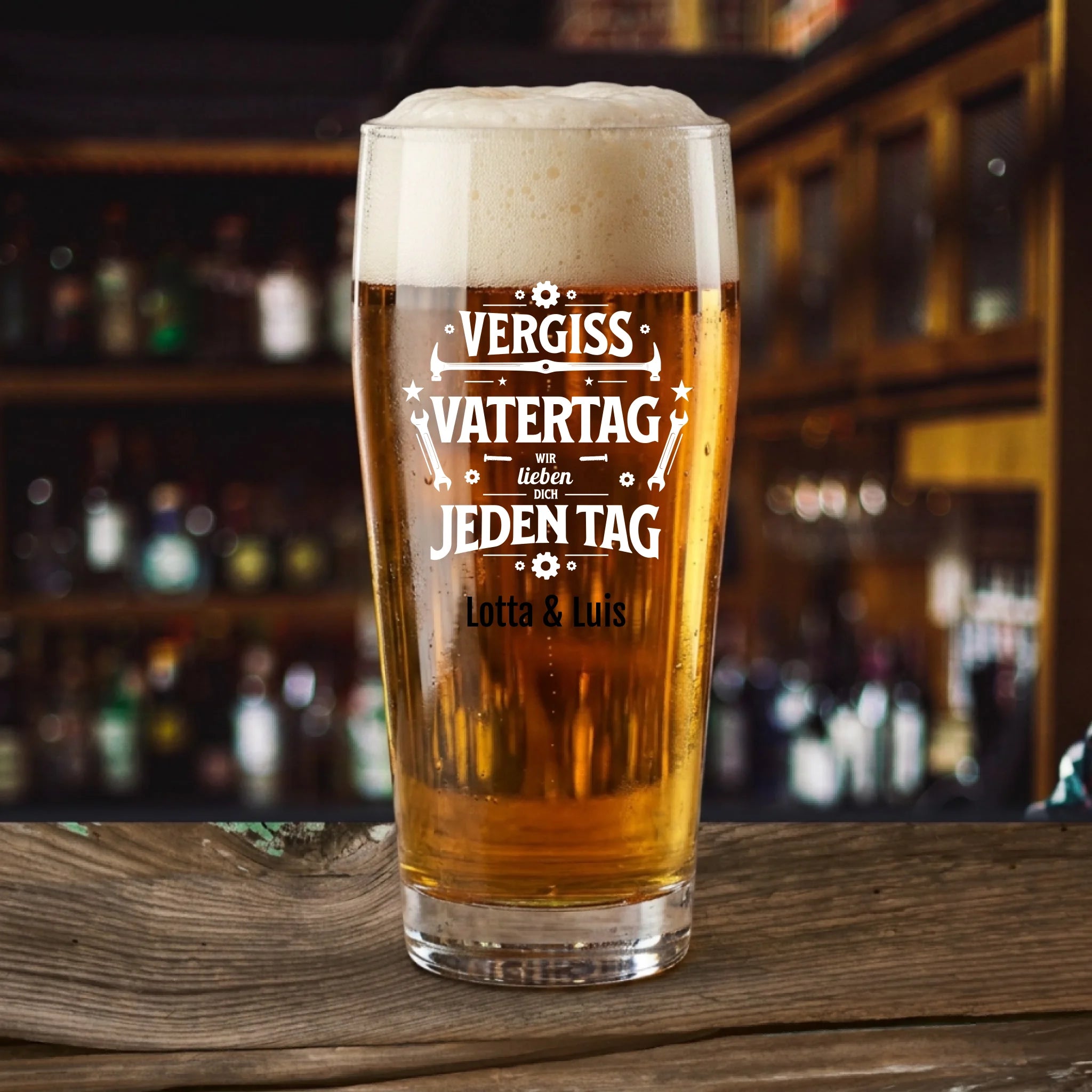 Bierglas personalisiert