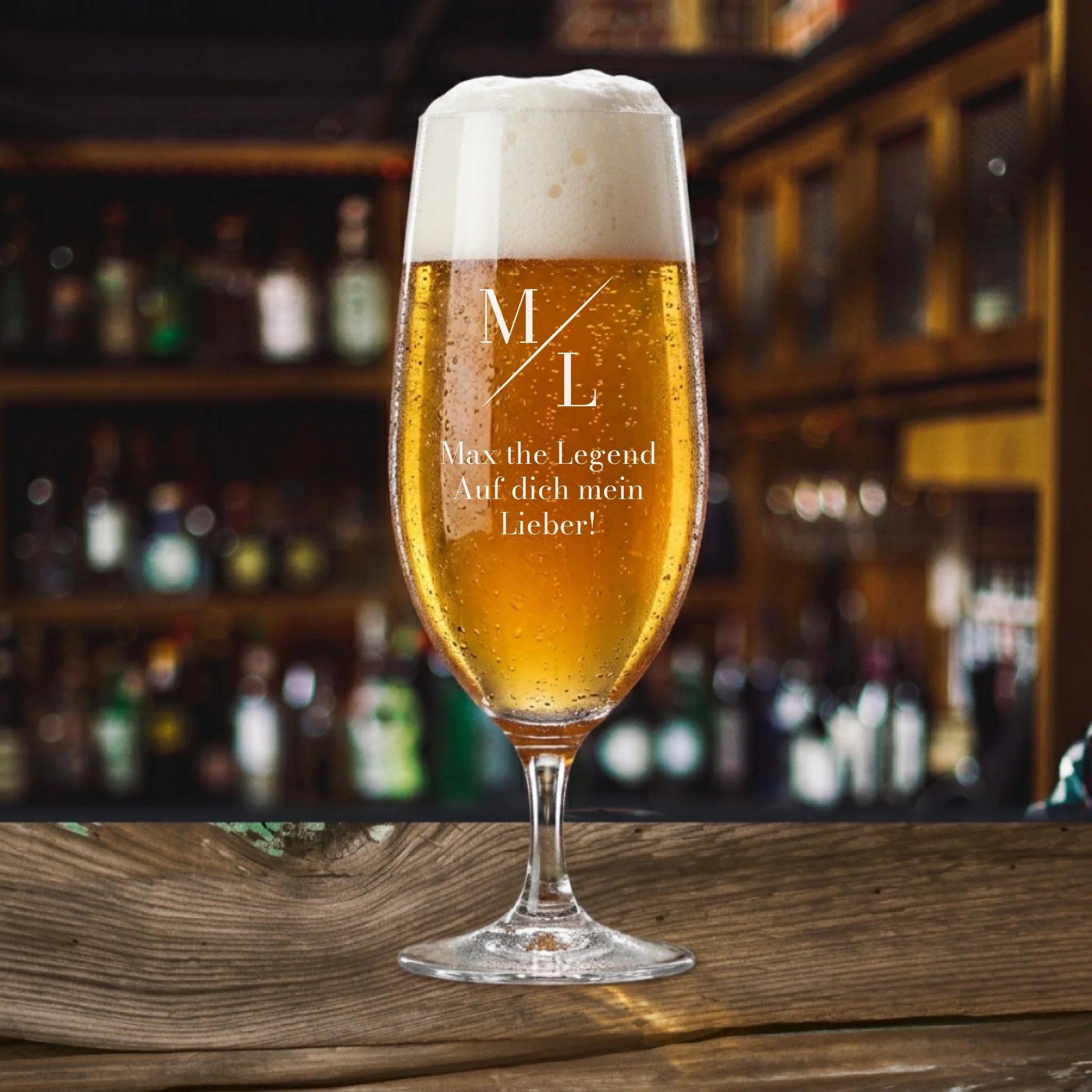 Pils Glas personalisiert