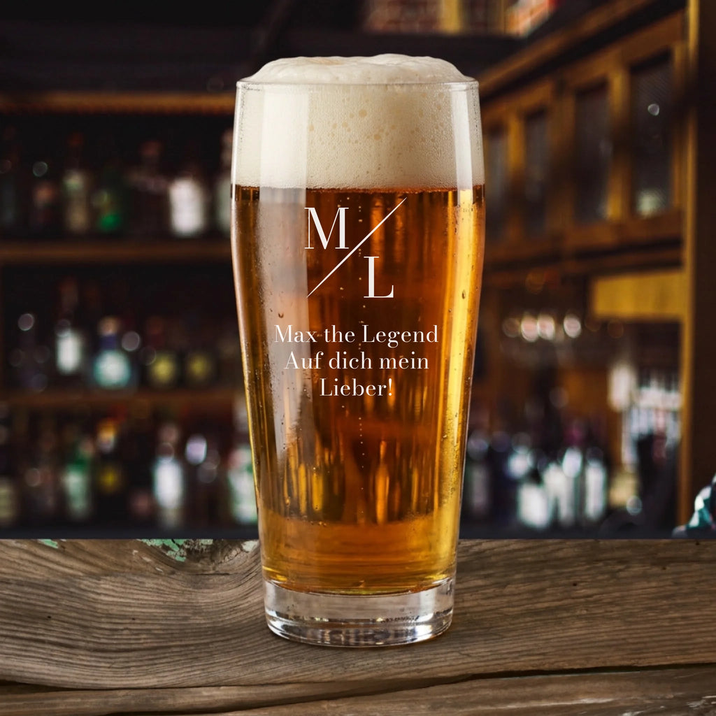 Bierglas personalisiert