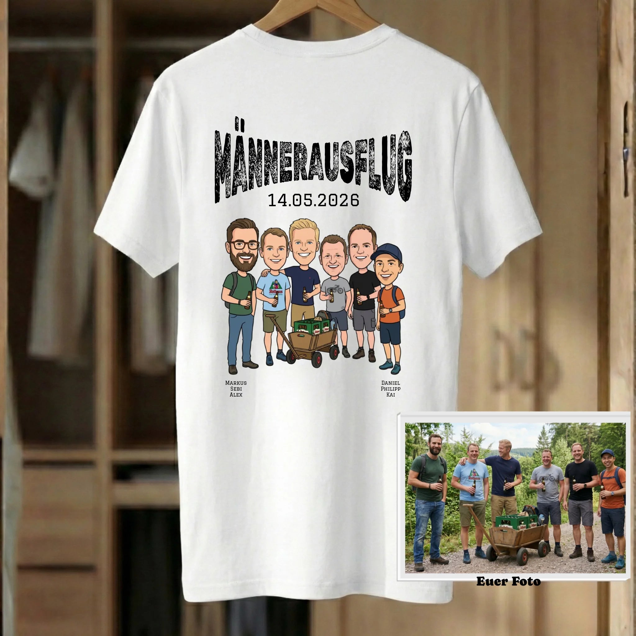 T-Shirt Männerausflug