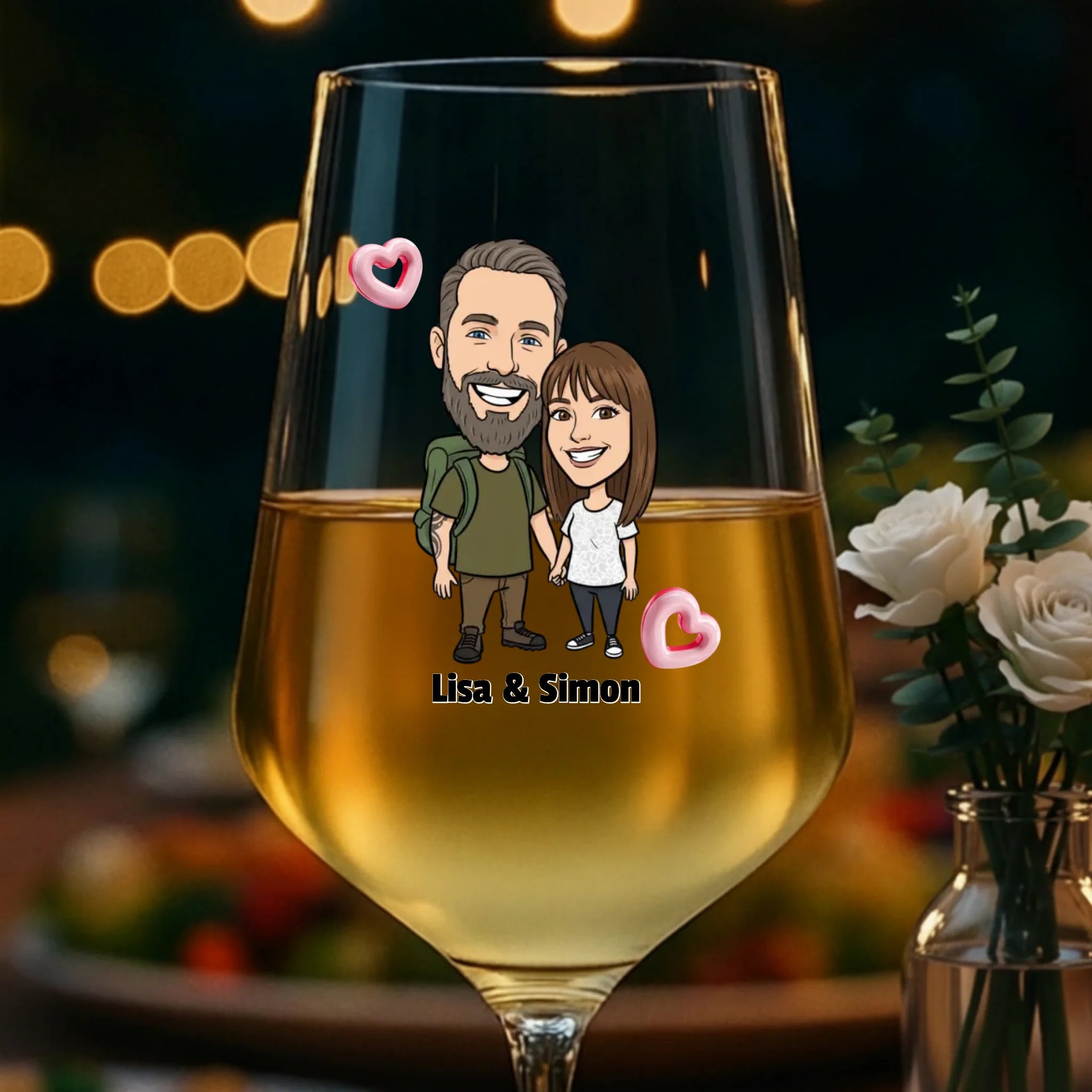 Weinglas personalisiert