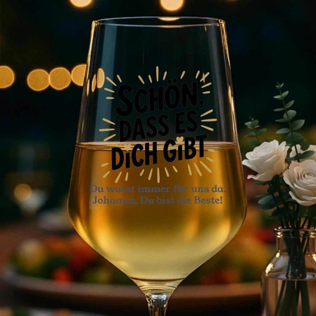 Weinglas personalisiert