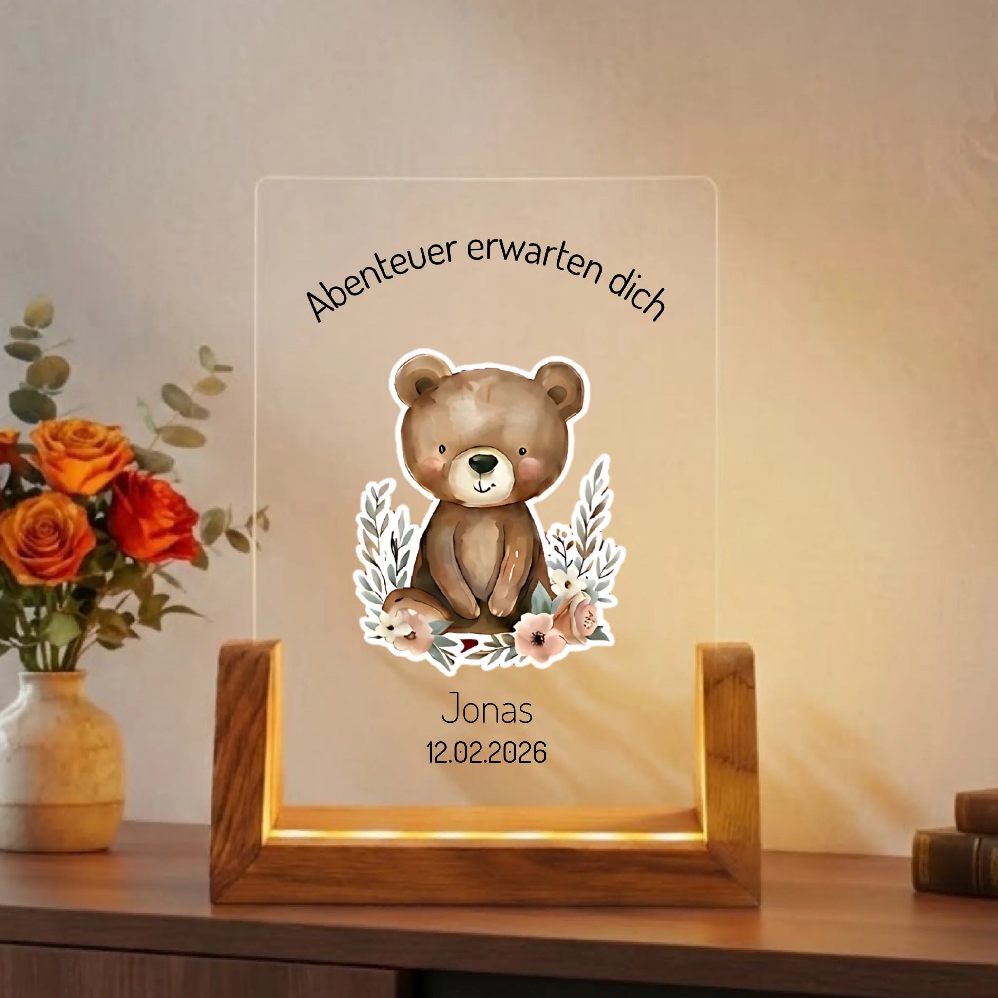 Personalisierte LED Lampe