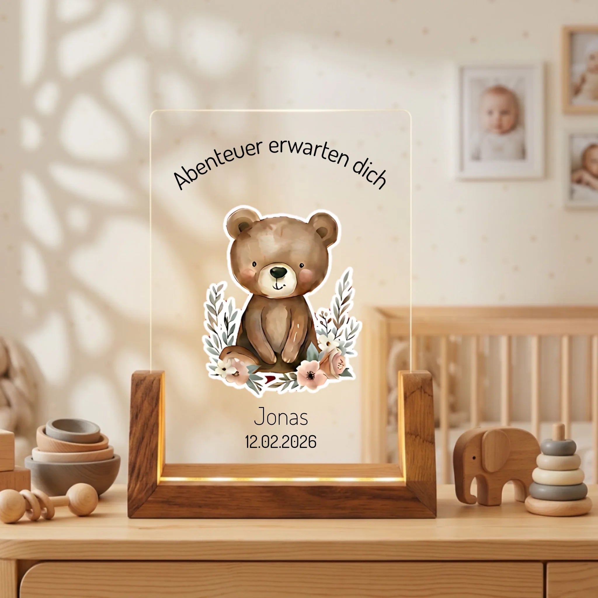 Personalisierte LED Lampe