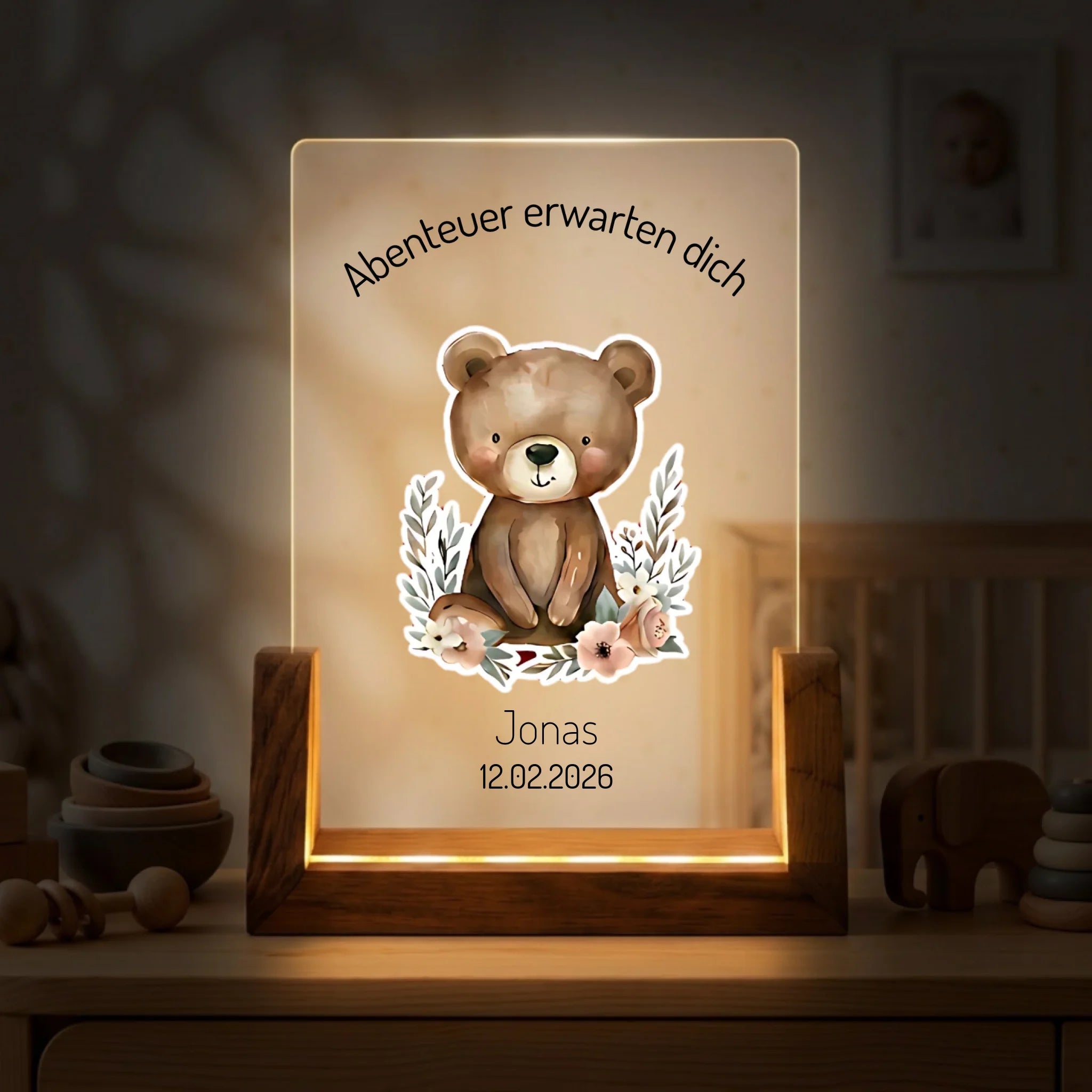 Personalisierte LED Lampe