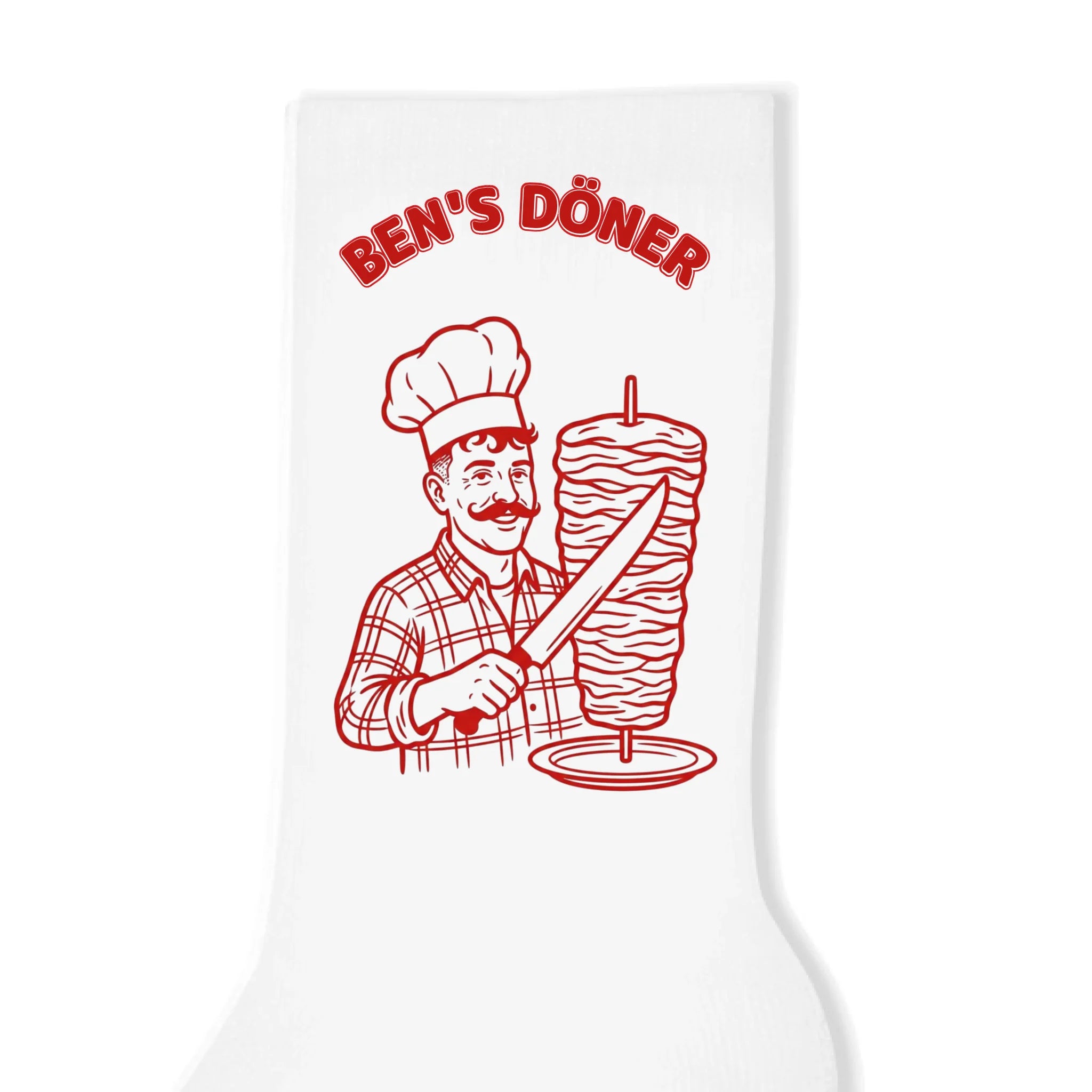 Personalisierte Socken weiß