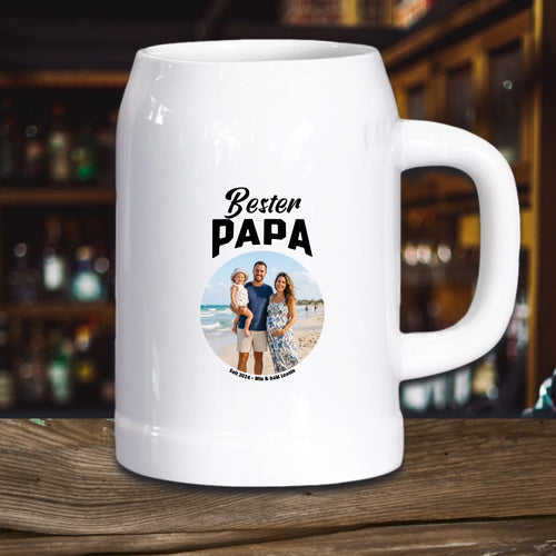 Bierkrug aus Stein personalisiert