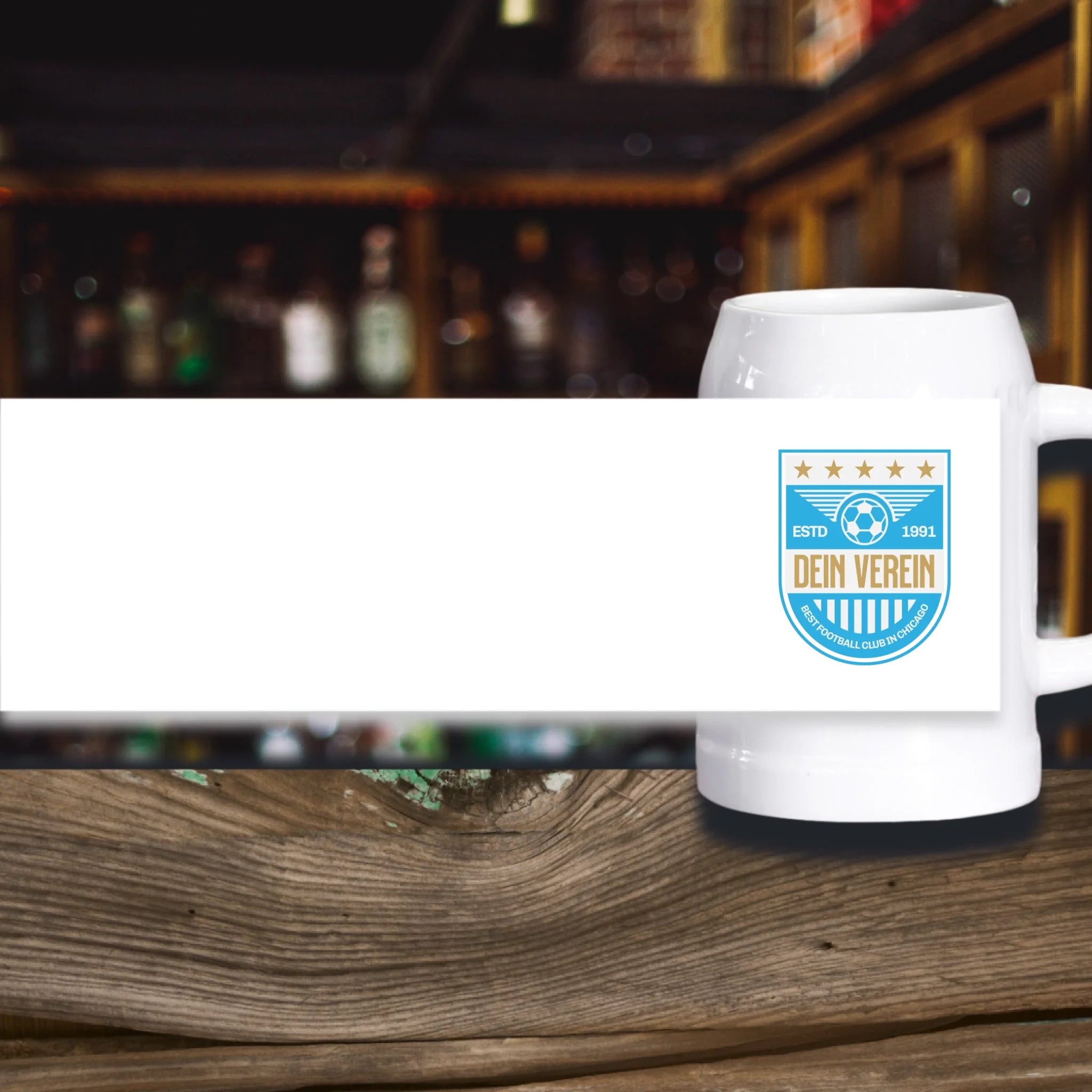 Personalisierter Bierkrug aus Stein