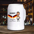 Bierkrug aus Stein personalisiert