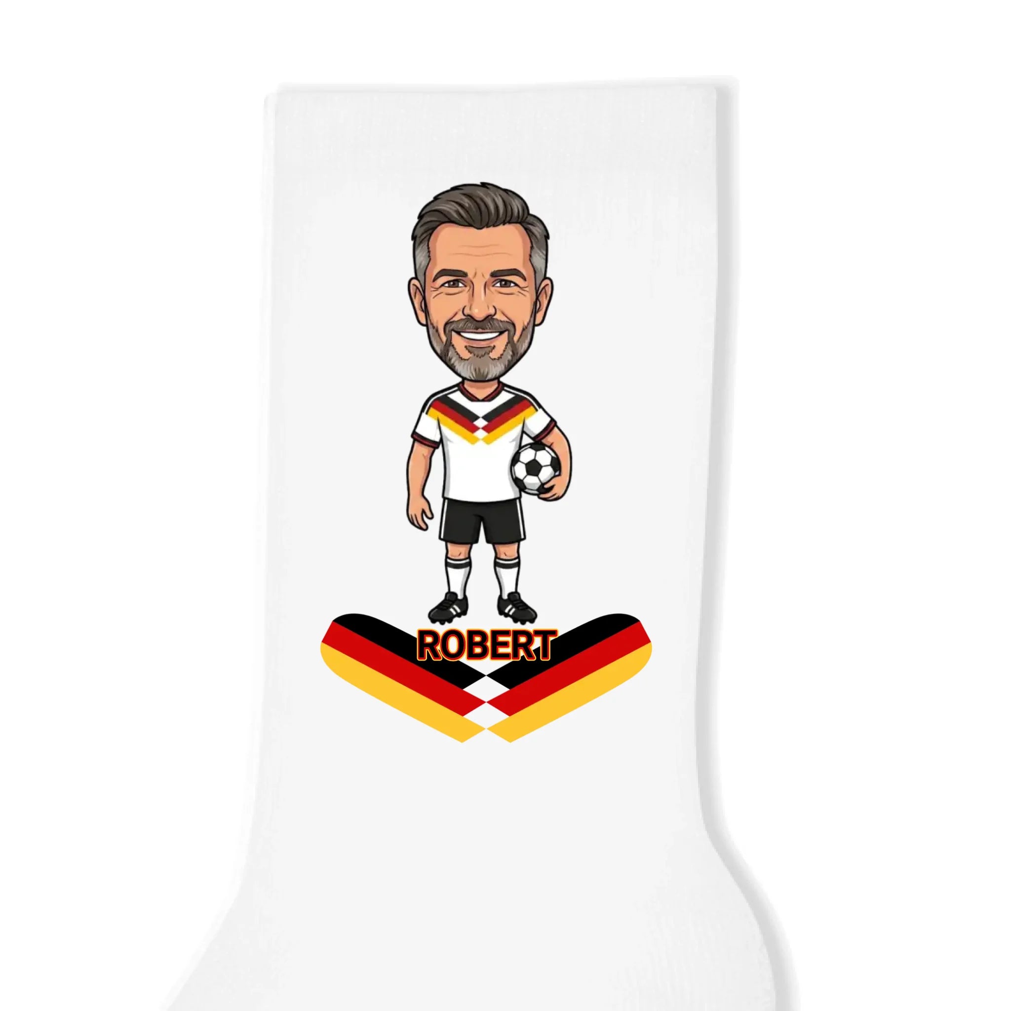 Personalisierte Socken weiß
