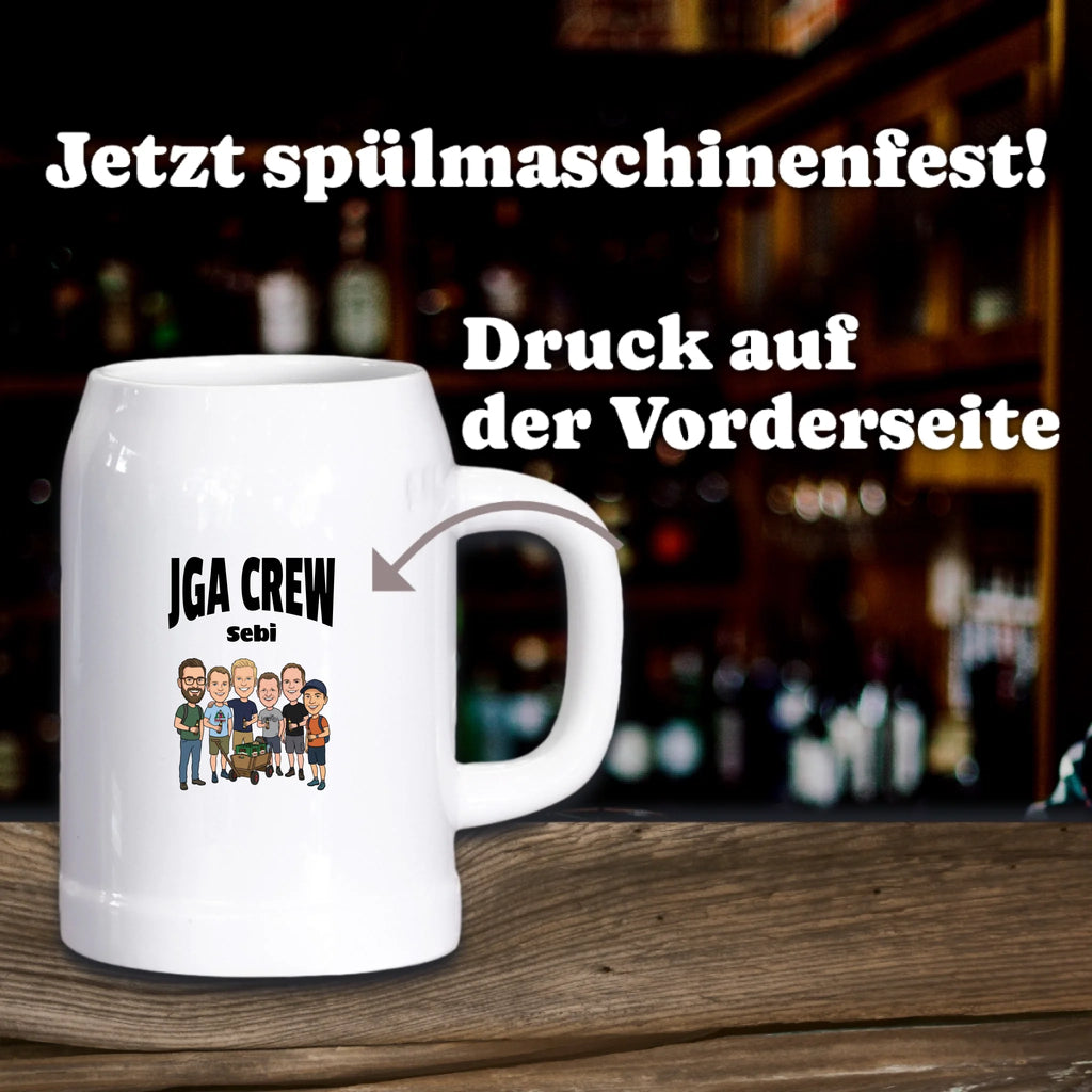 Bierkrug aus Stein personalisiert