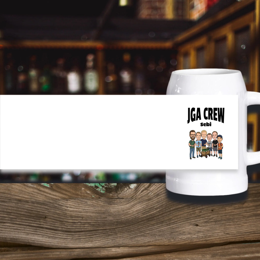 Personalisierter Bierkrug aus Stein