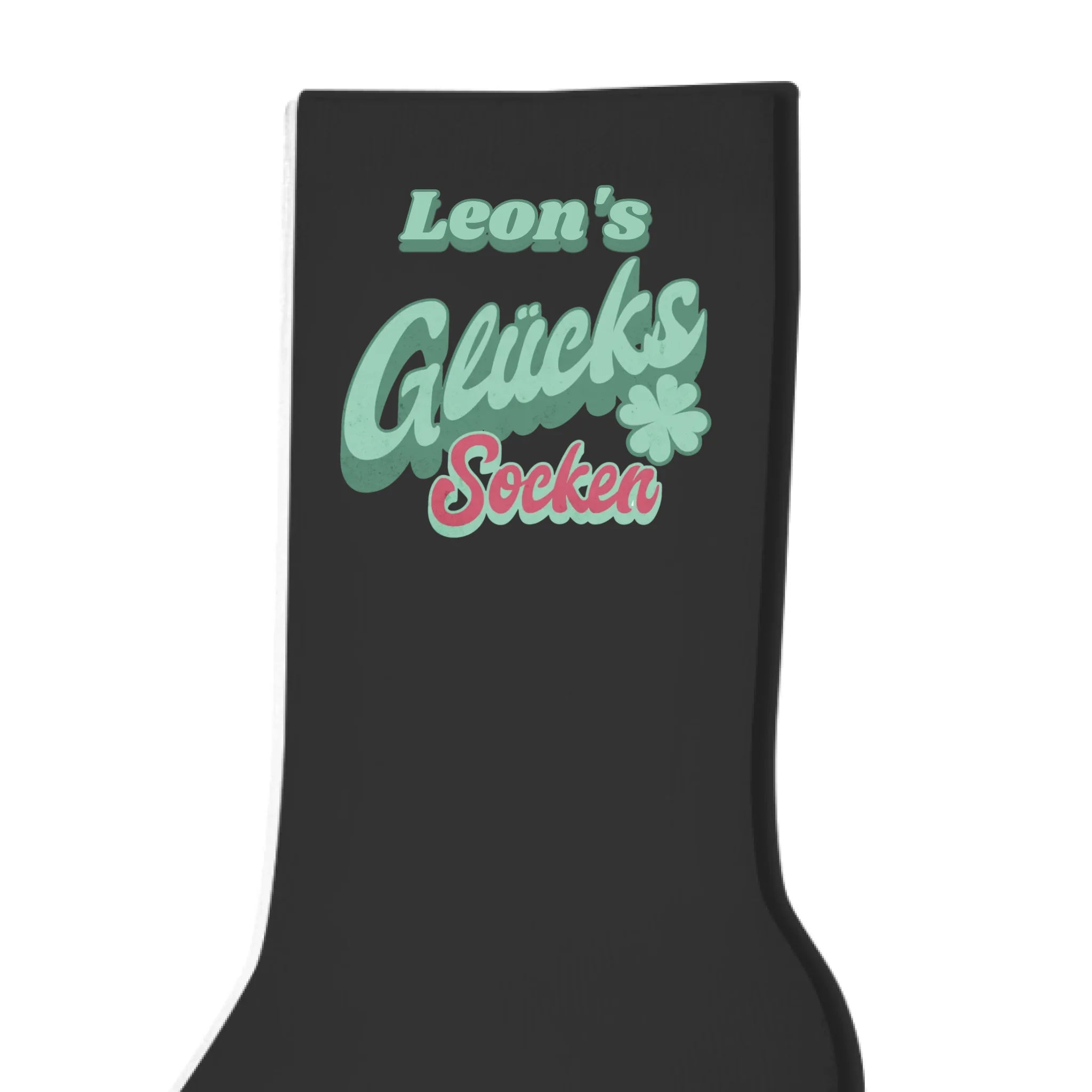 Personalisierte Socken schwarz