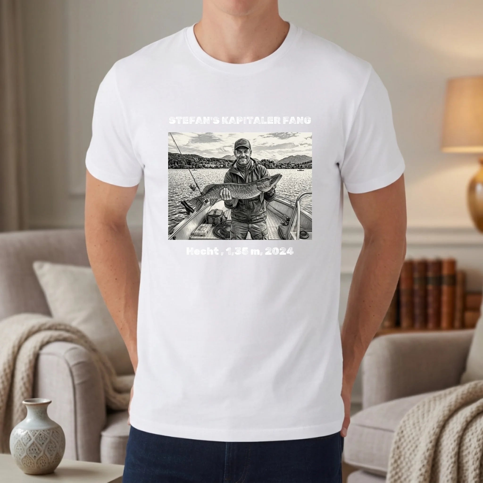 Personalisiertes T-shirt unisex - weiß