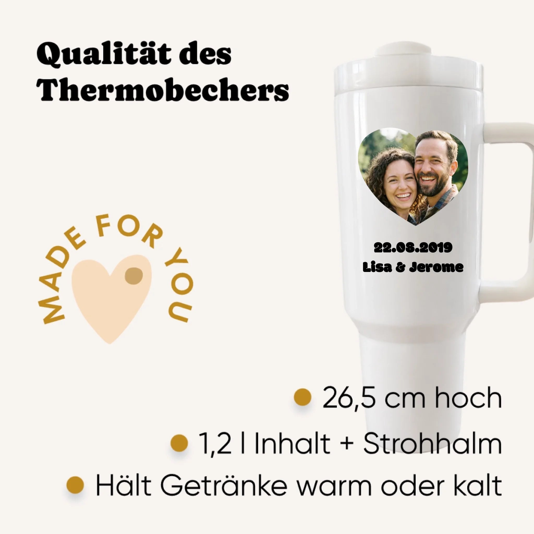 Personalisierter Thermobecher