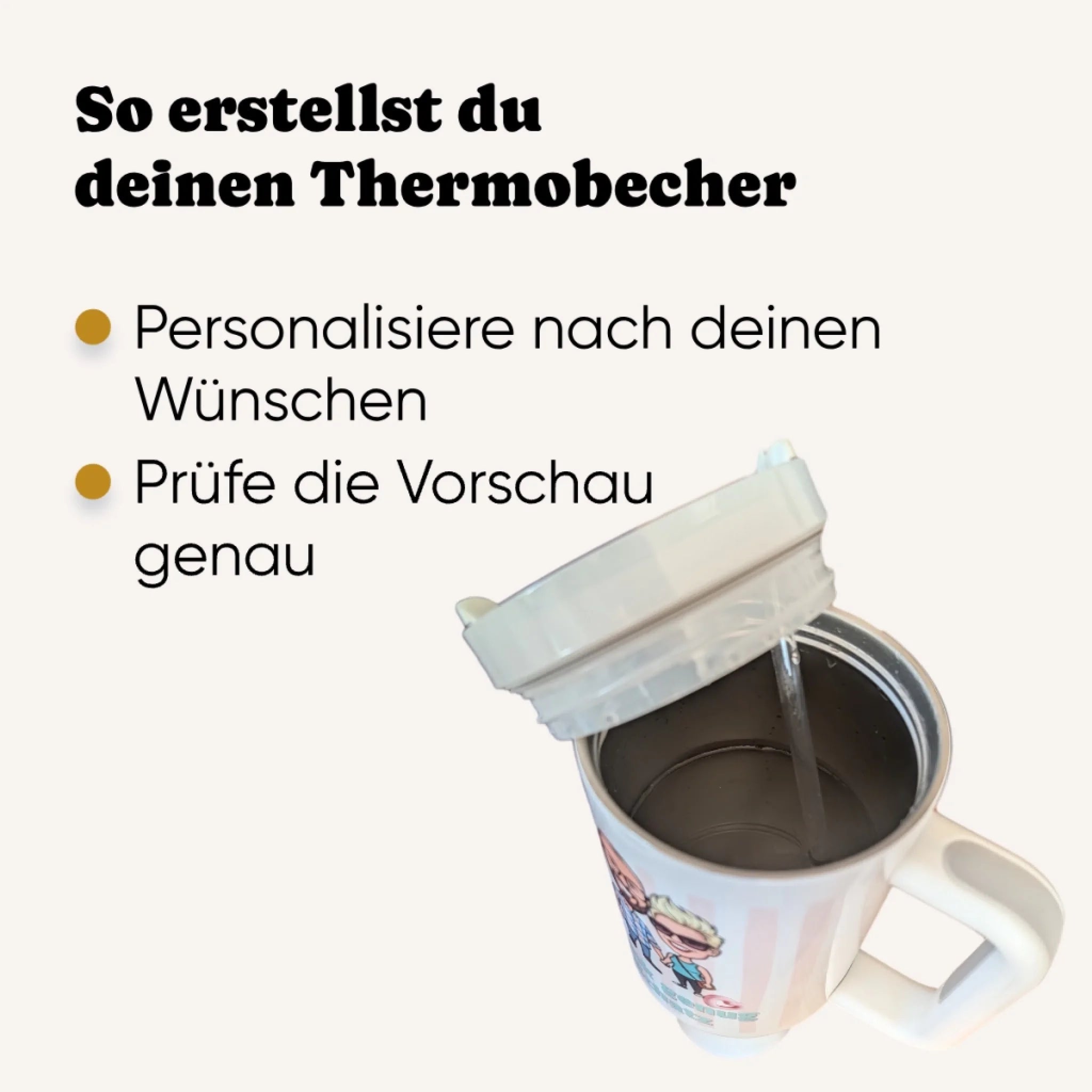 Personalisierter Thermobecher