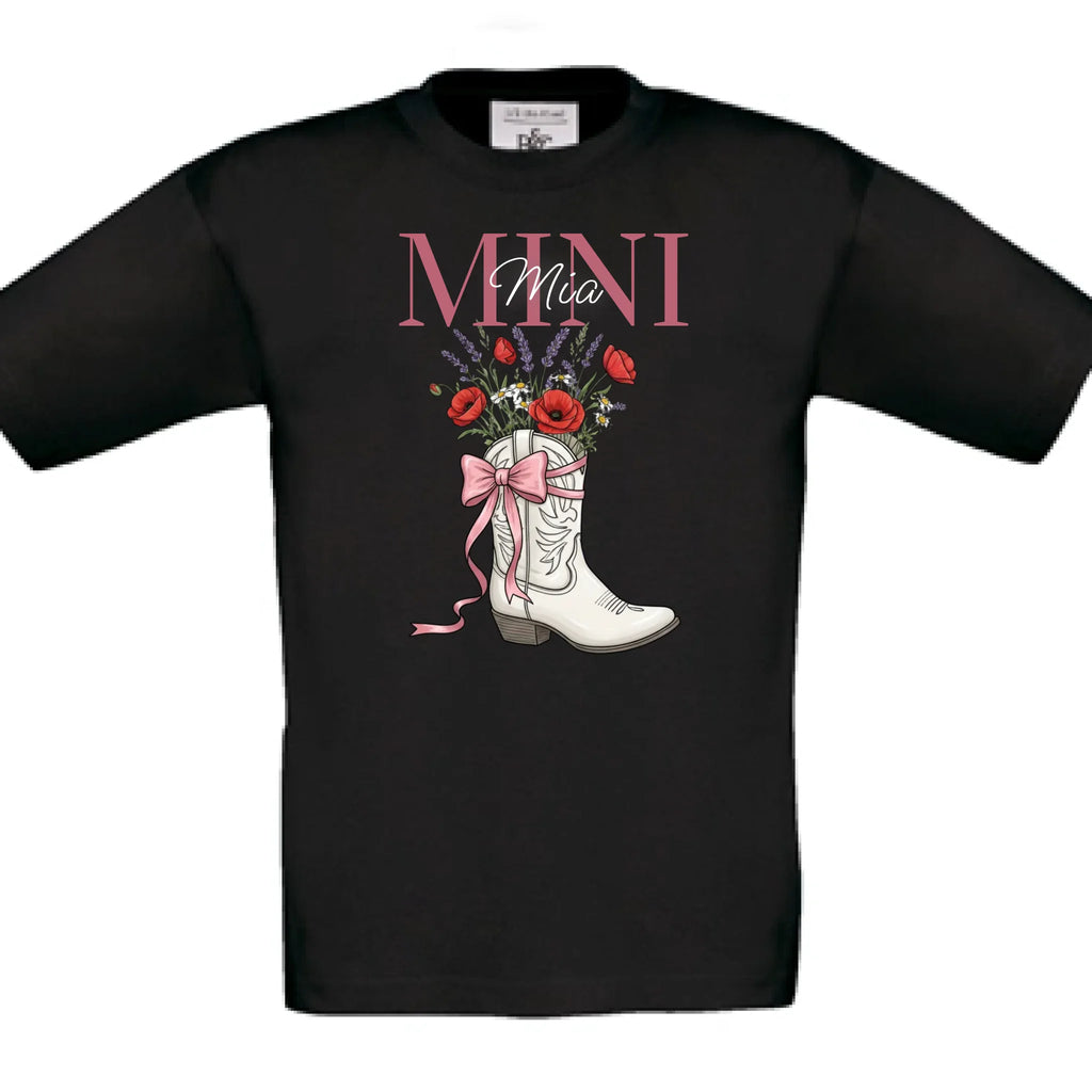 Personalisiertes T-Shirt Kinder - schwarz