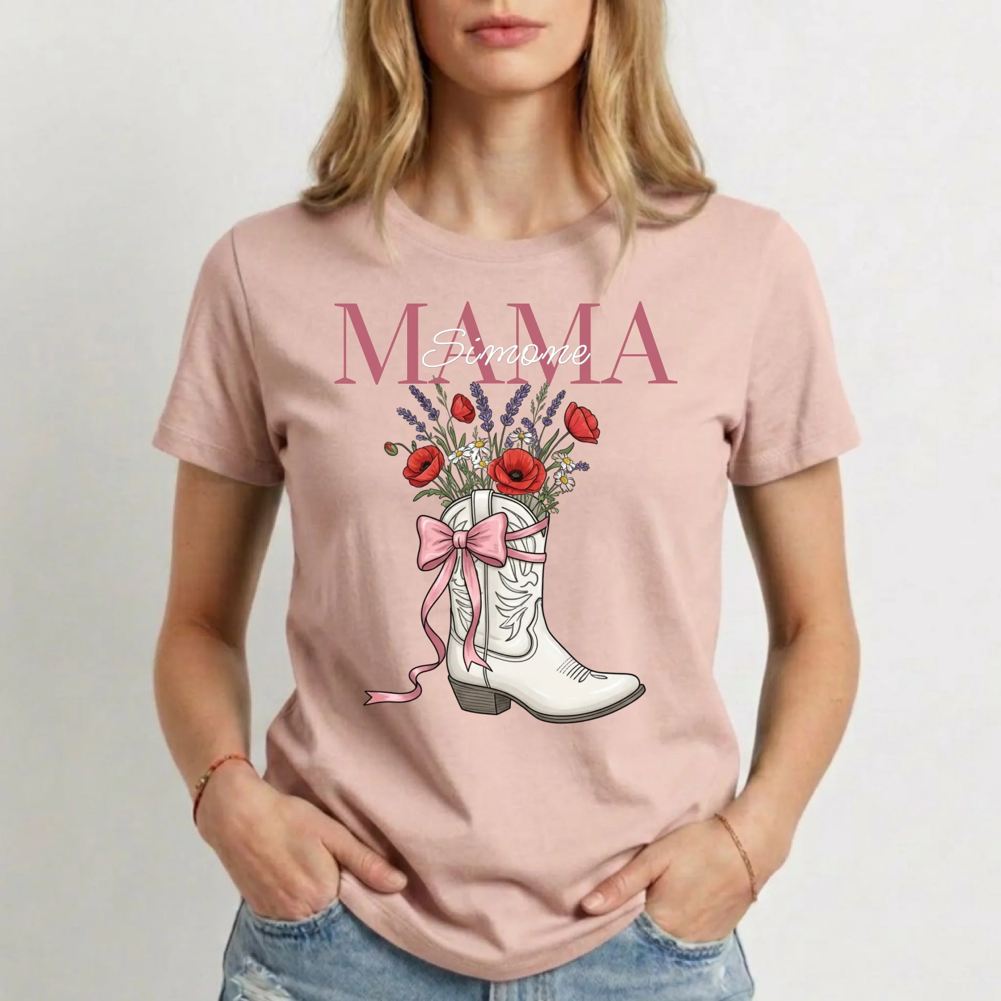 Personalisiertes T-Shirt Damen - rosa