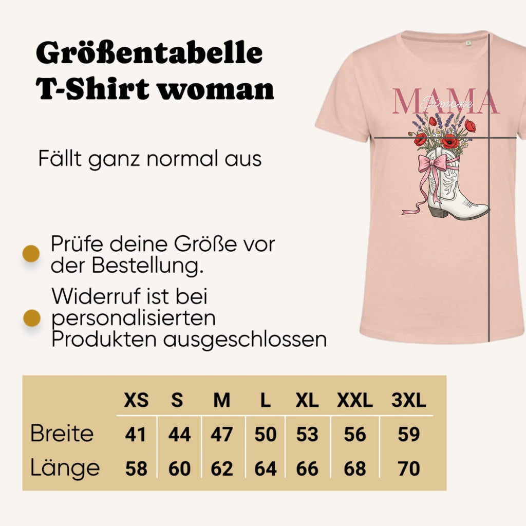 Personalisiertes T-Shirt Damen - weiss