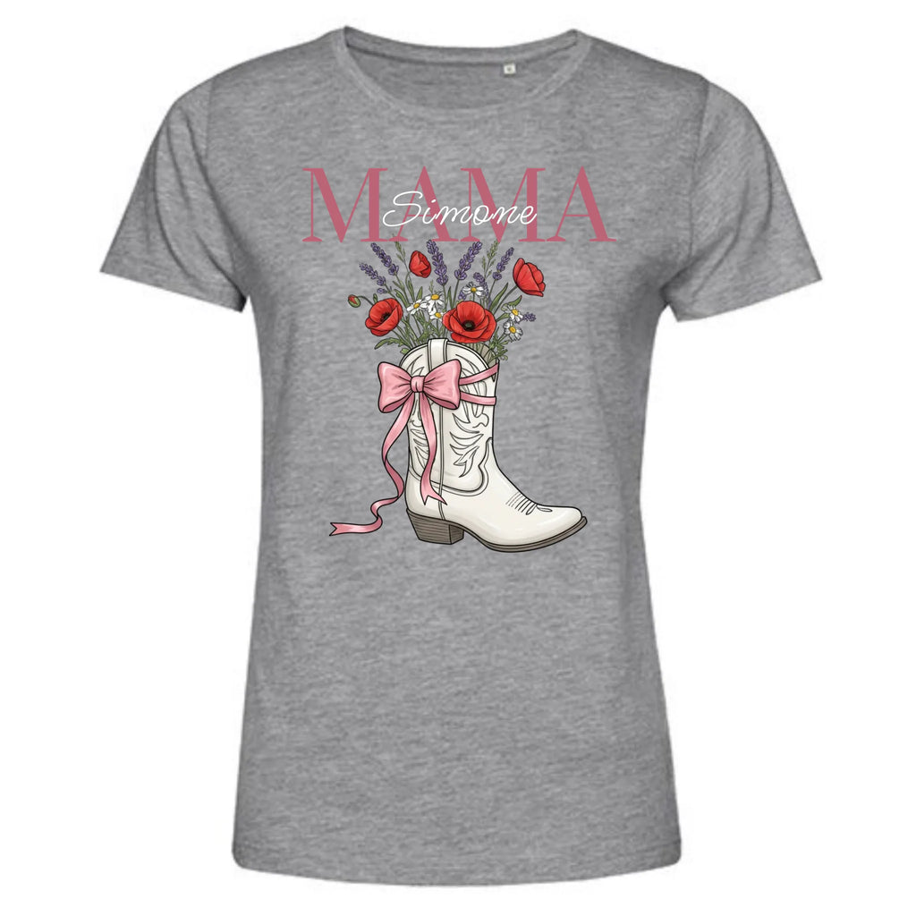 Personalisiertes T-Shirt Damen - grau