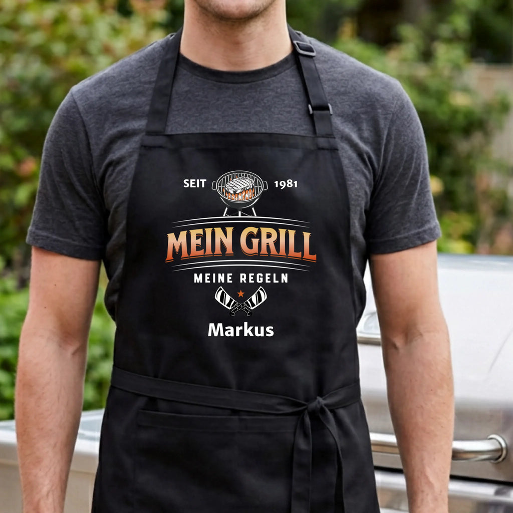 Personalisierte Schürze