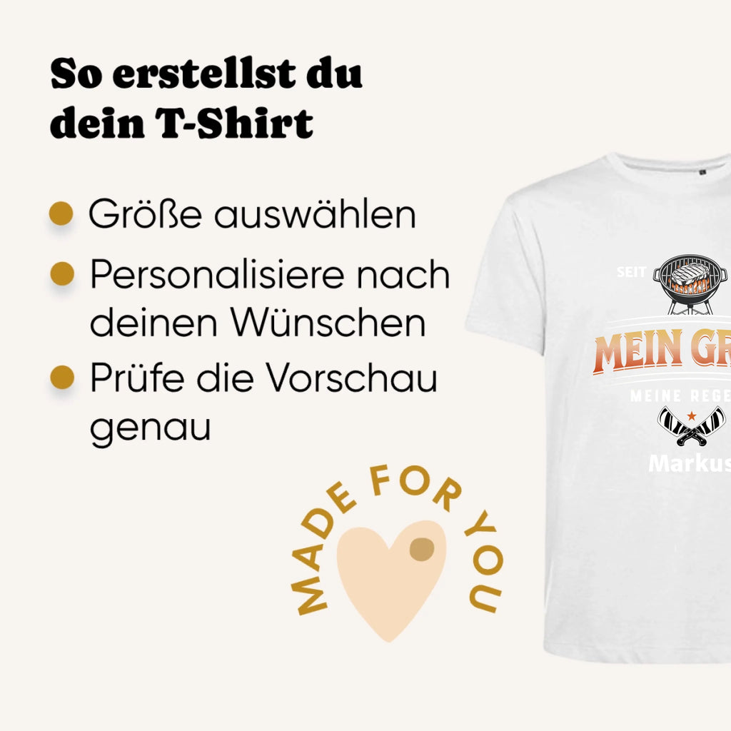 Personalisiertes T-shirt unisex - Erklärung