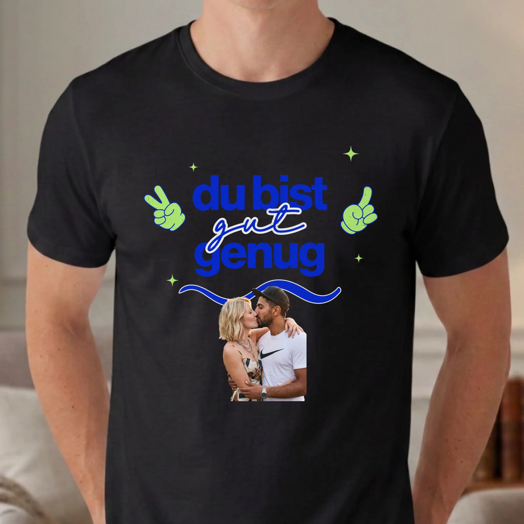 Personalisiertes T-shirt unisex - schwarz