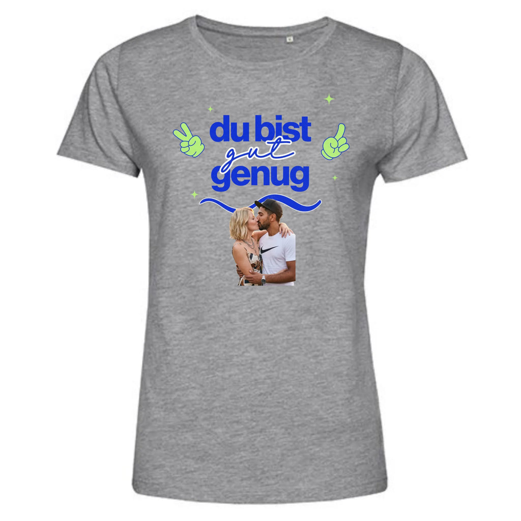 Personalisiertes T-Shirt Damen - grau