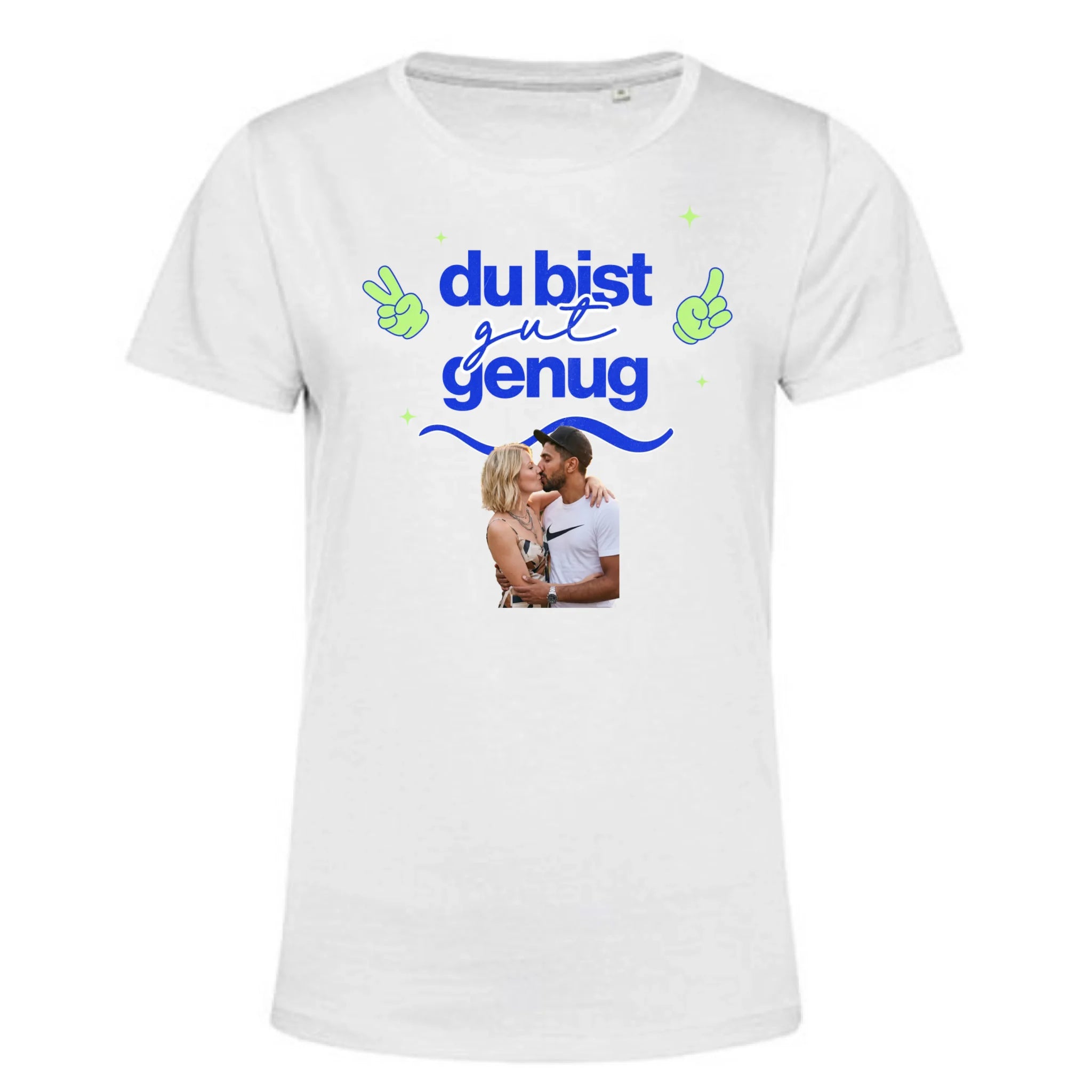 Personalisiertes T-Shirt Damen - weiß