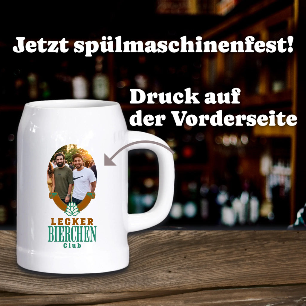 Bierkrug aus Stein personalisiert