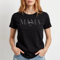 Personalisiertes T-Shirt Damen - schwarz