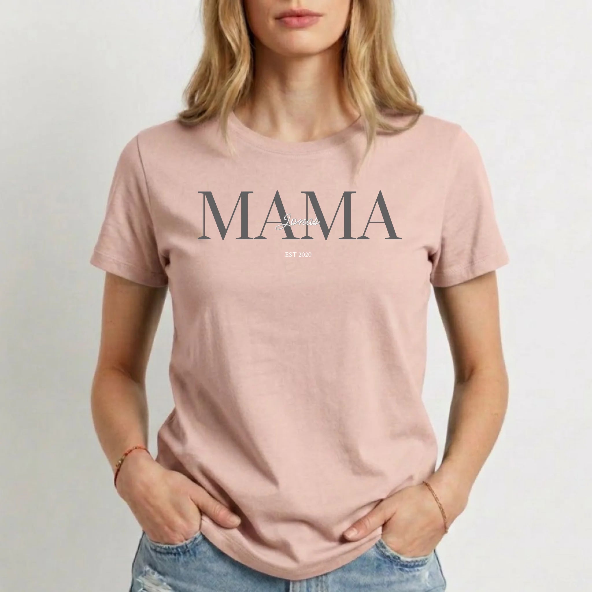 Personalisiertes T-Shirt Damen - rosa