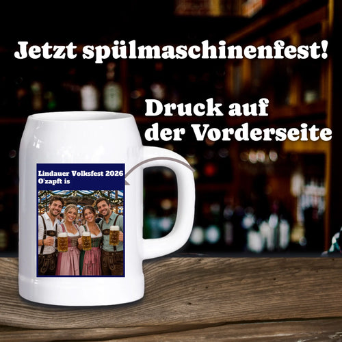 Bierkrug aus Stein personalisiert