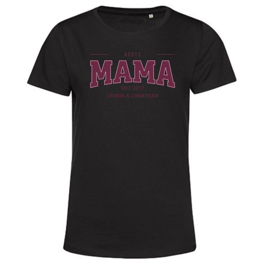 Personalisiertes T-Shirt Damen - schwarz