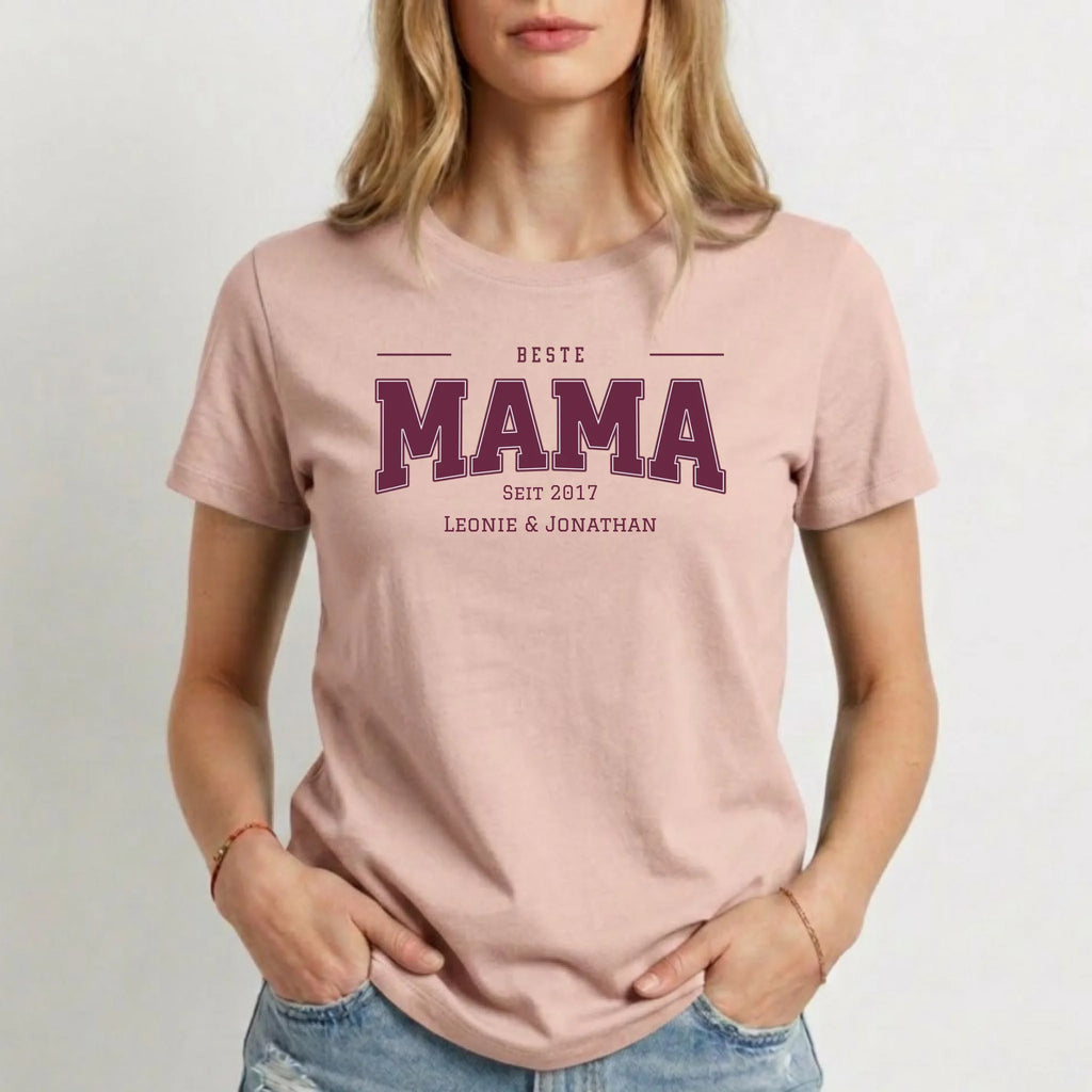 Personalisiertes T-Shirt Damen - rosa
