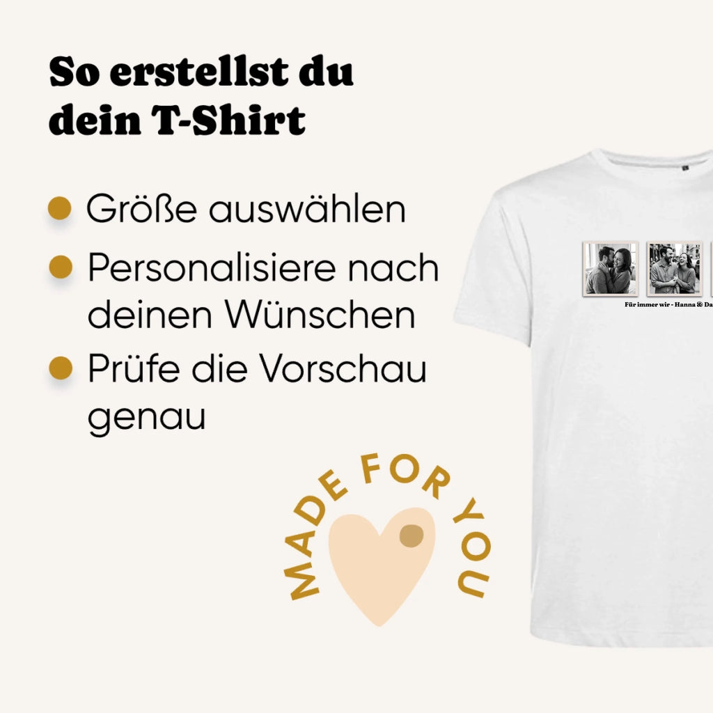 Personalisiertes T-shirt unisex - Erklärung