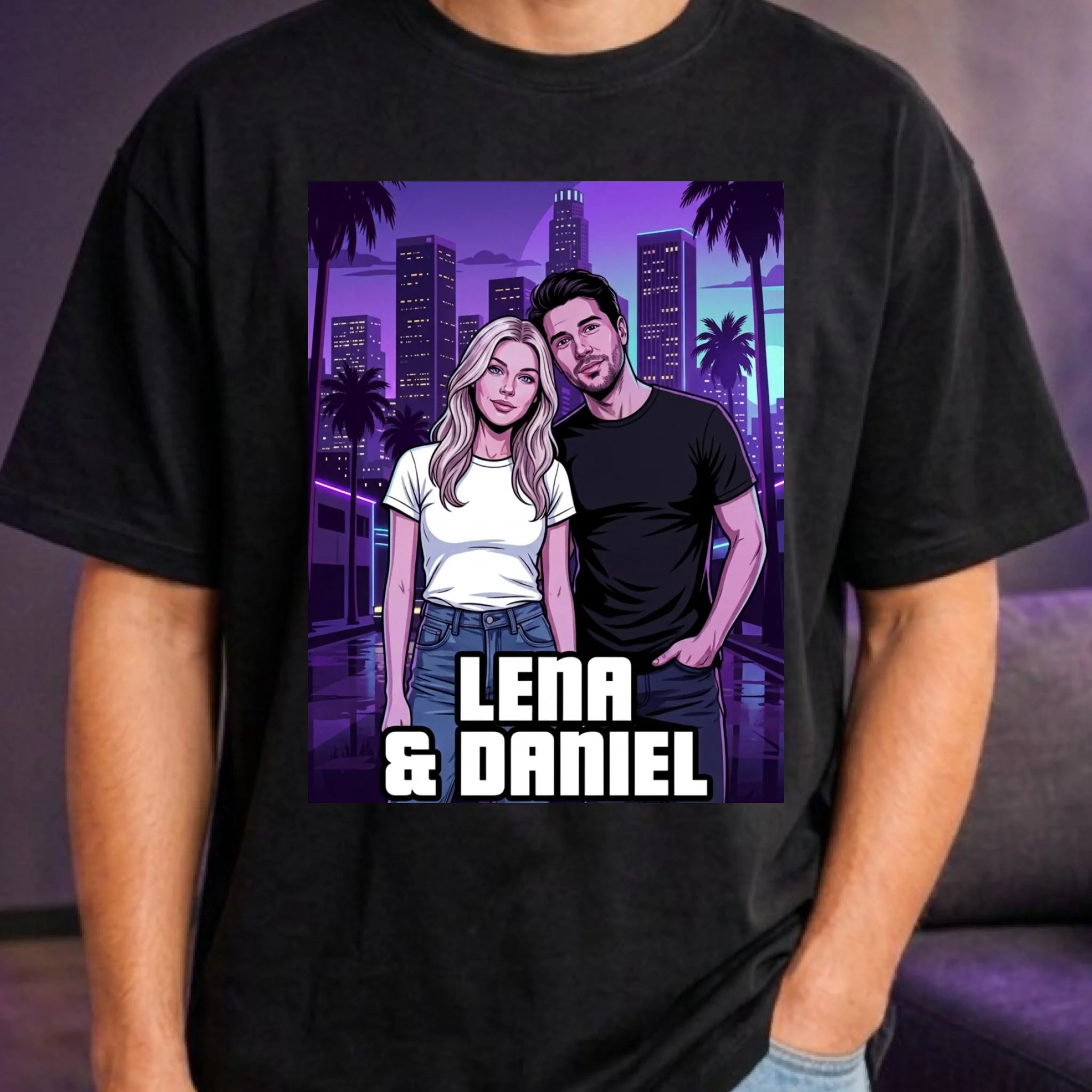 Personalisiertes Oversized T-Shirt