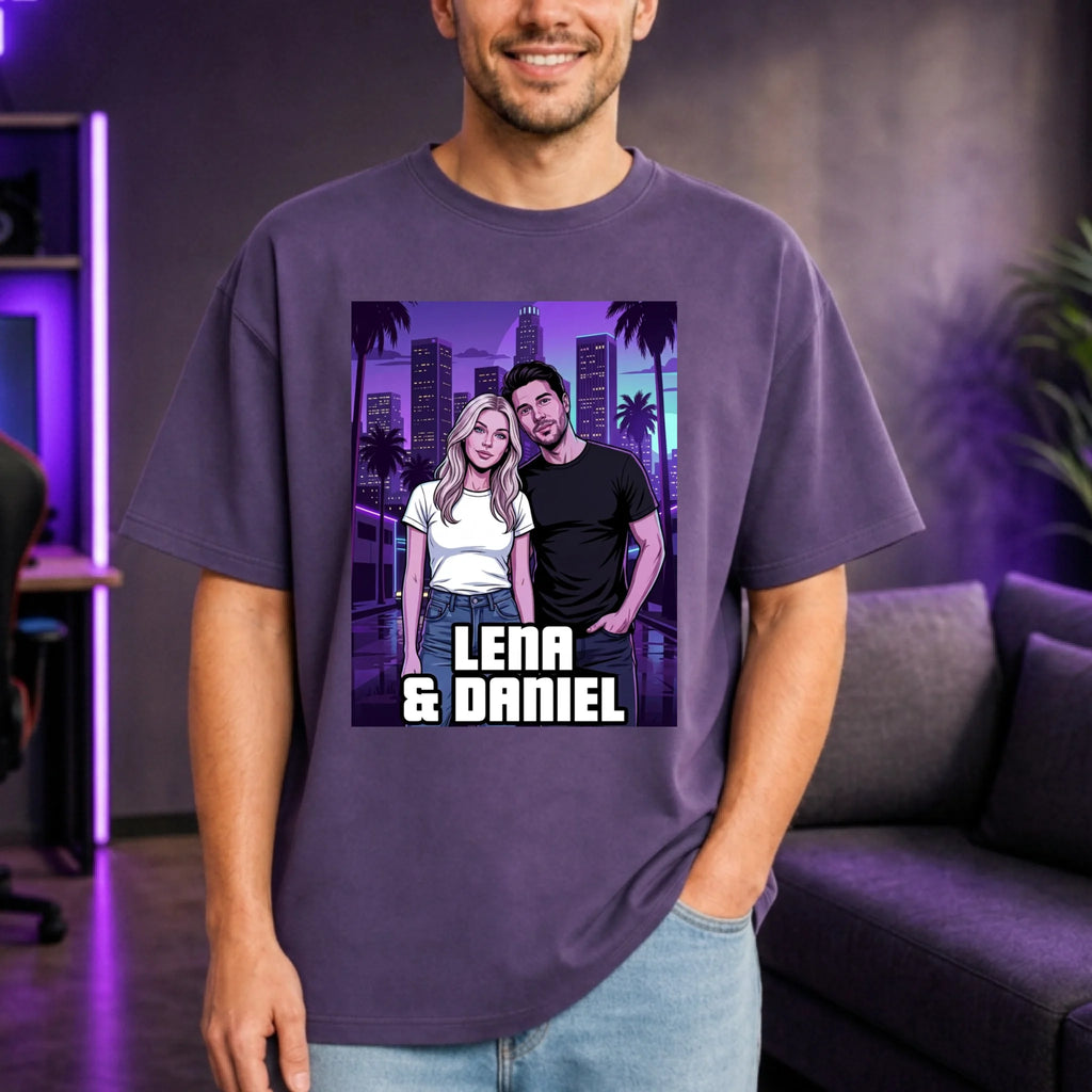 Personalisiertes Oversized T-Shirt