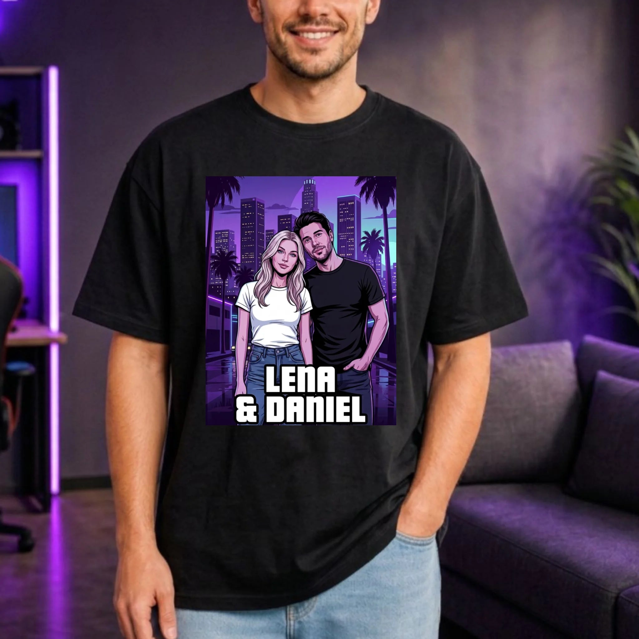 Personalisiertes Oversized T-Shirt