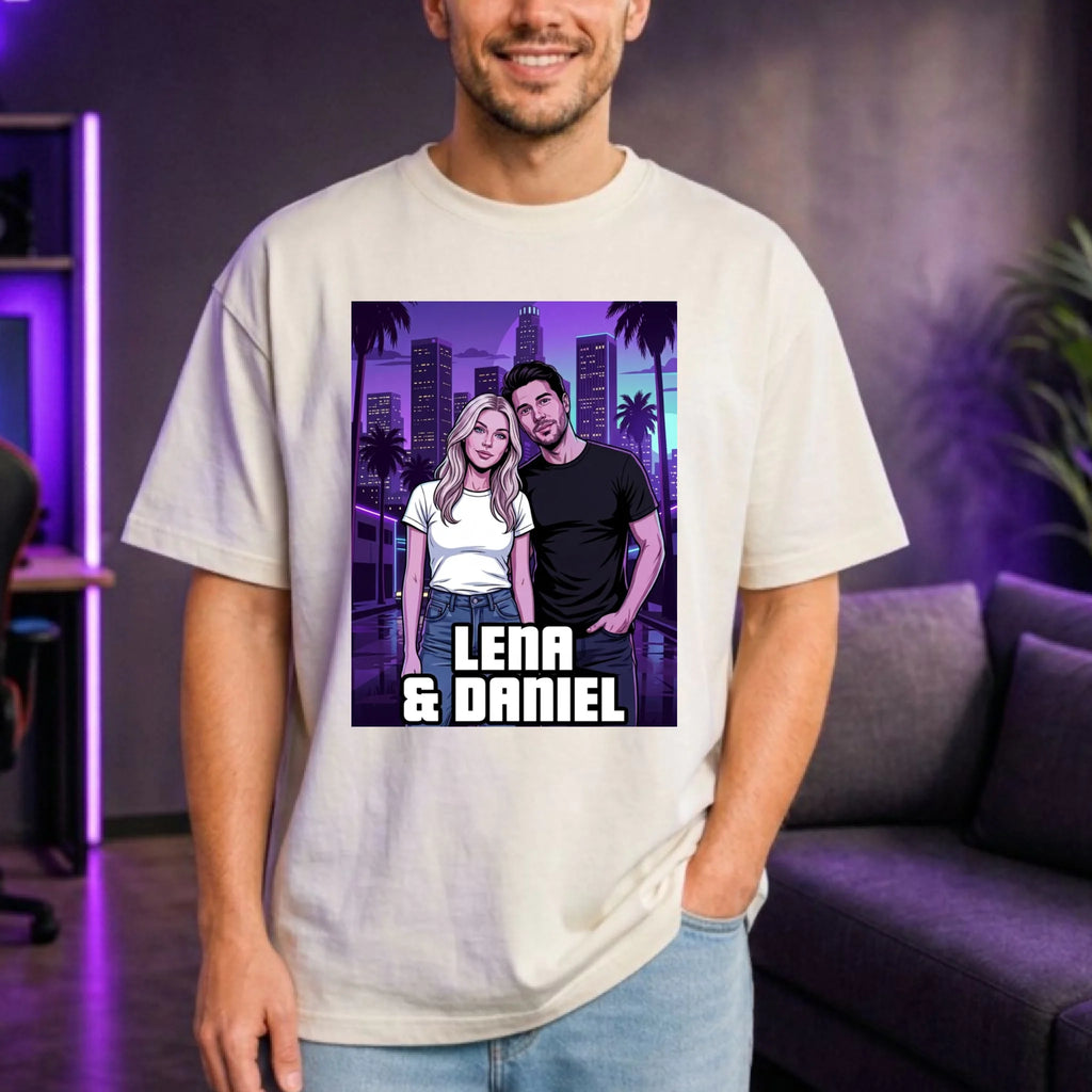 Personalisiertes Oversized T-Shirt