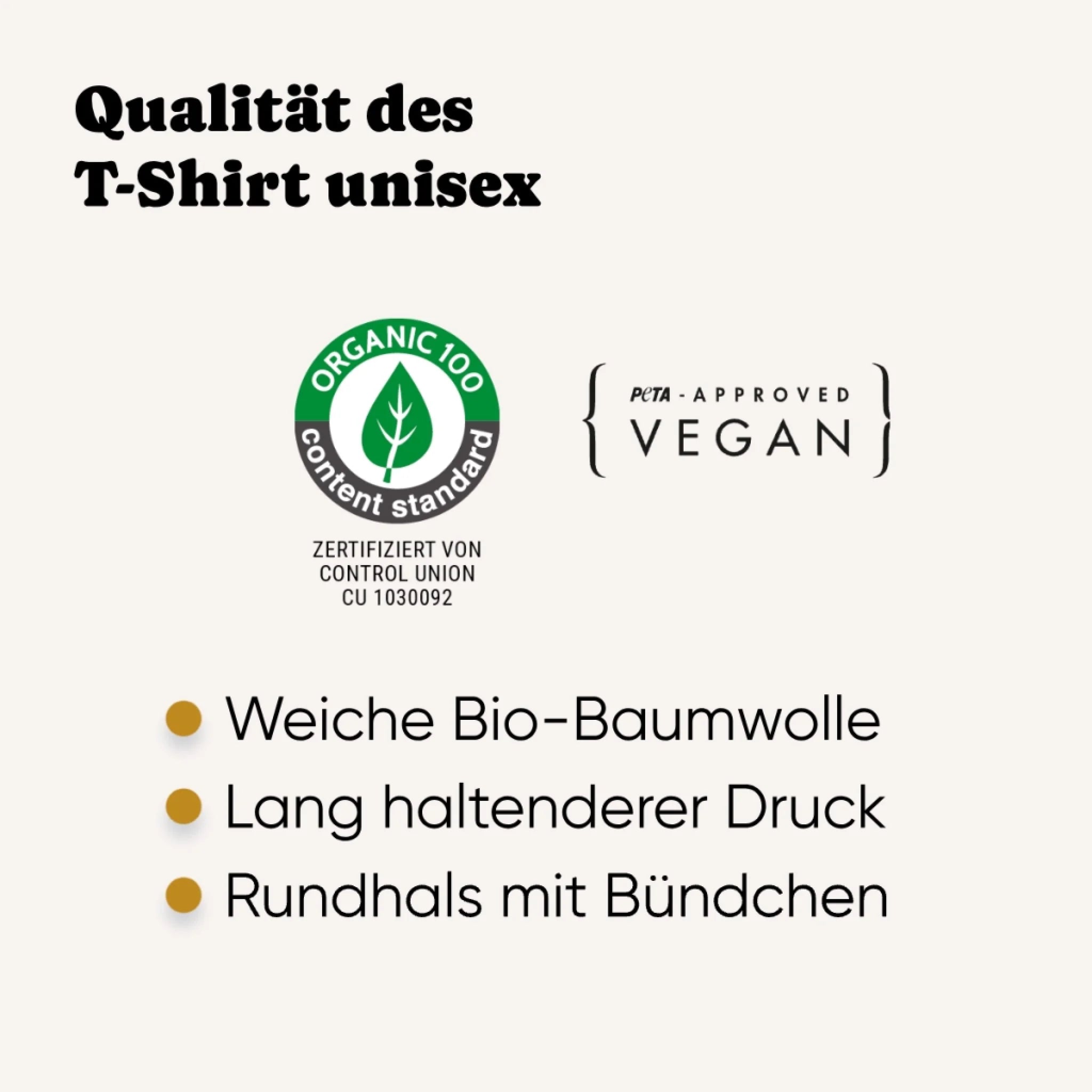Personalisiertes T-shirt unisex - Qualität