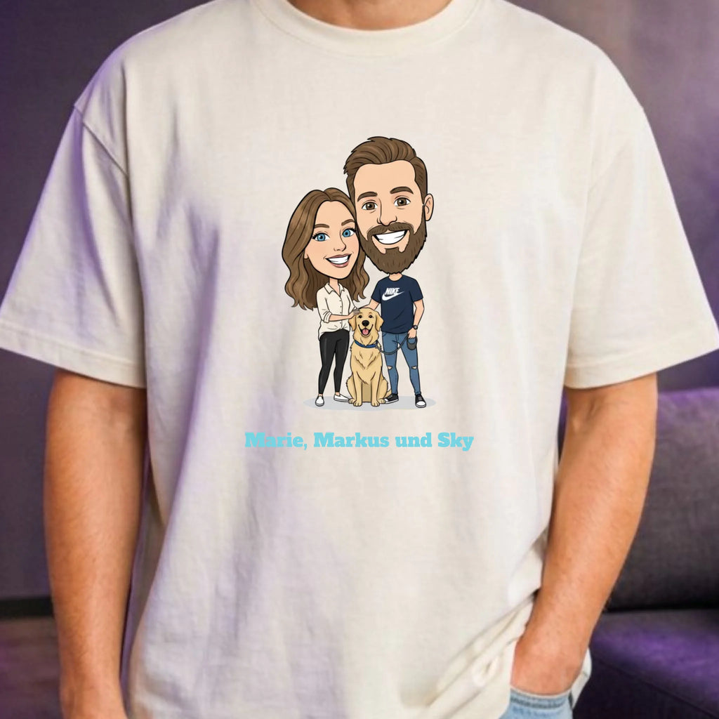 Personalisiertes Oversized T-Shirt