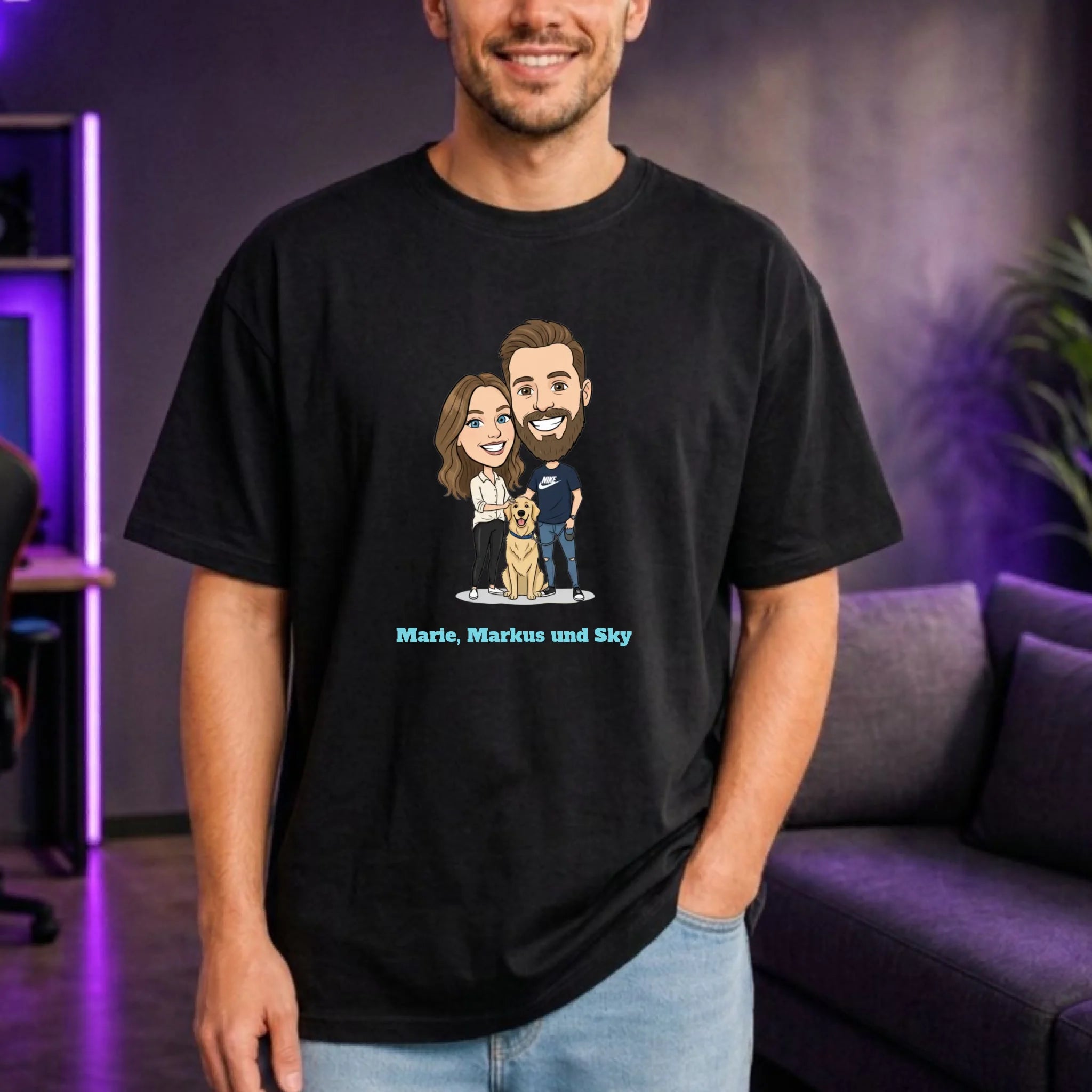 Personalisiertes Oversized T-Shirt