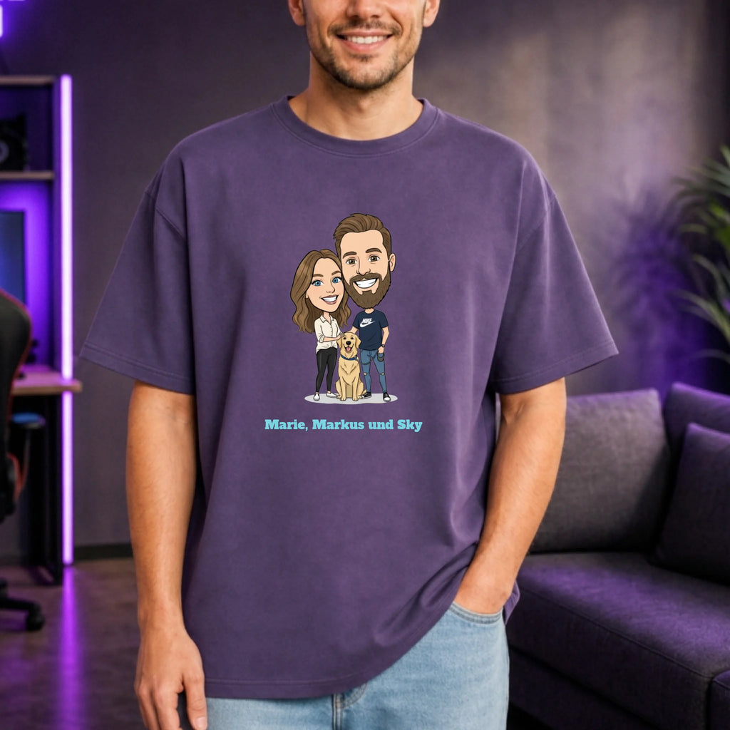 Personalisiertes Oversized T-Shirt