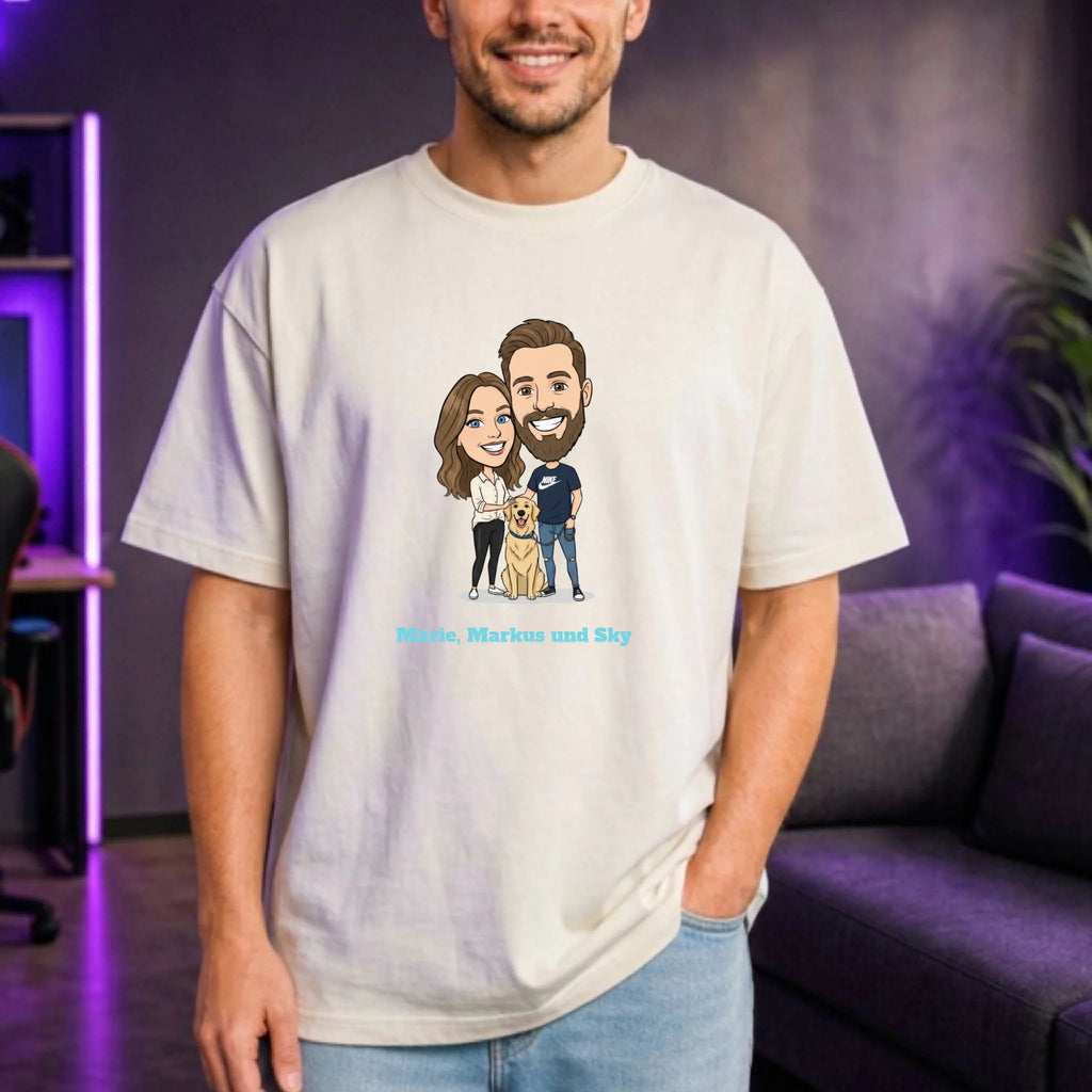 Personalisiertes Oversized T-Shirt