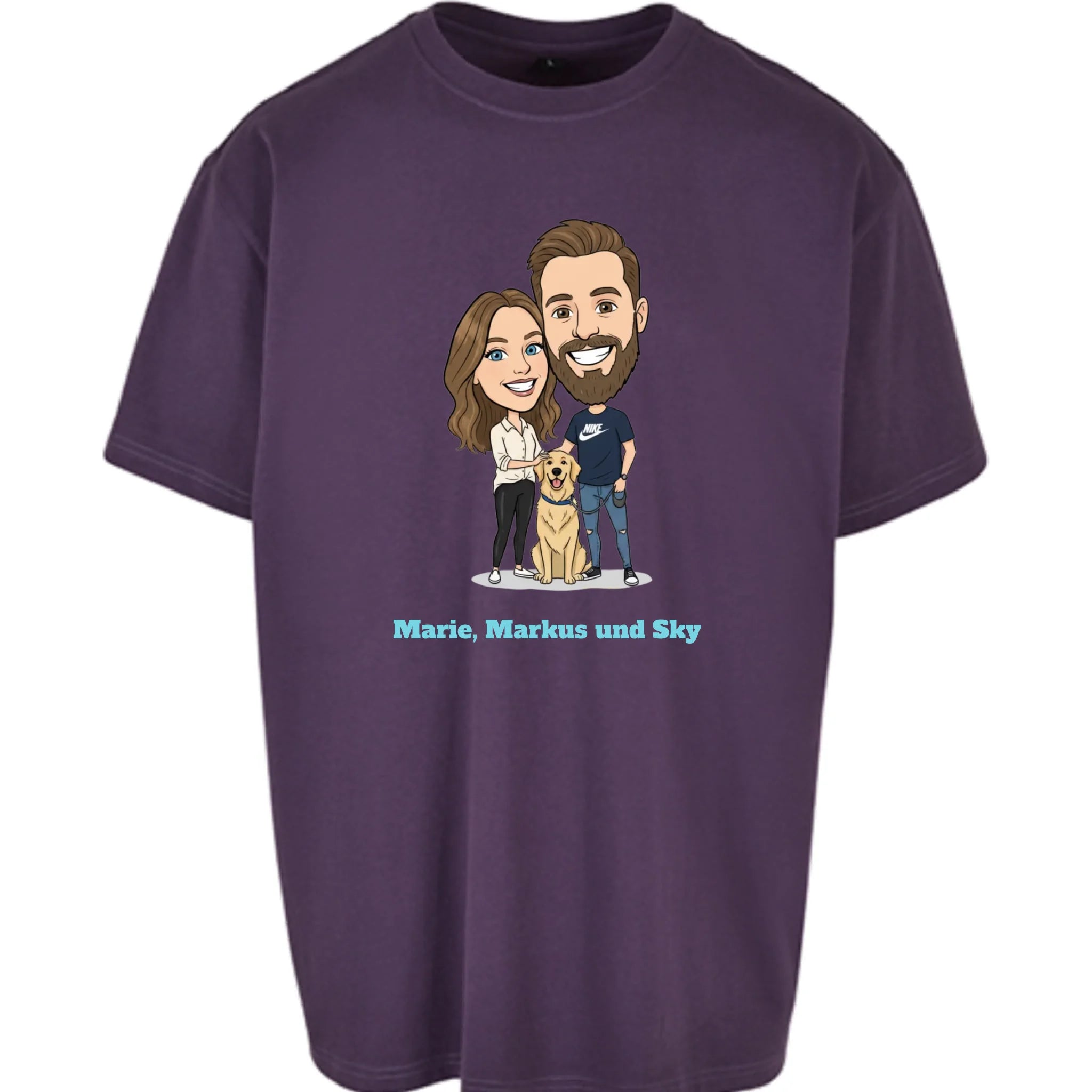 Personalisiertes Oversized T-Shirt