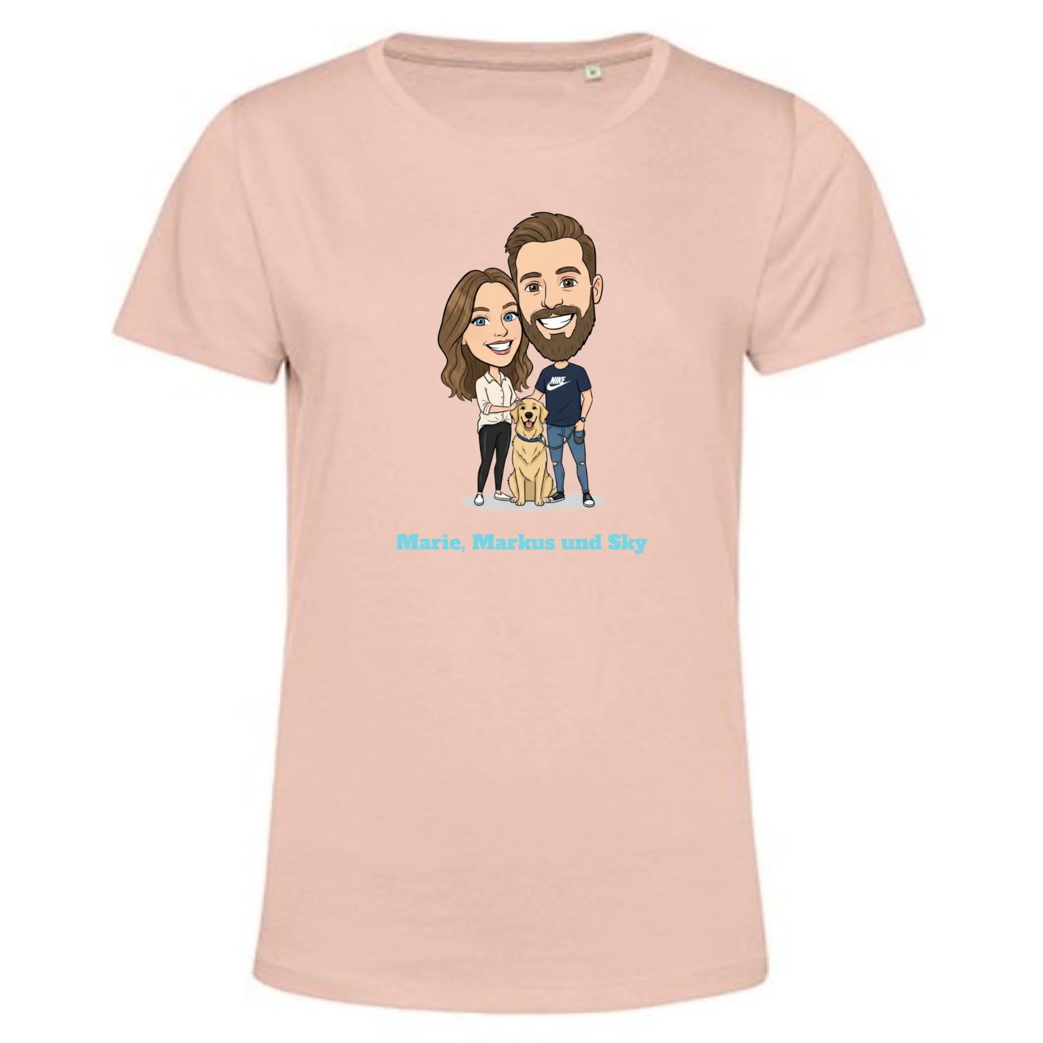 Personalisiertes T-Shirt Damen - rosa